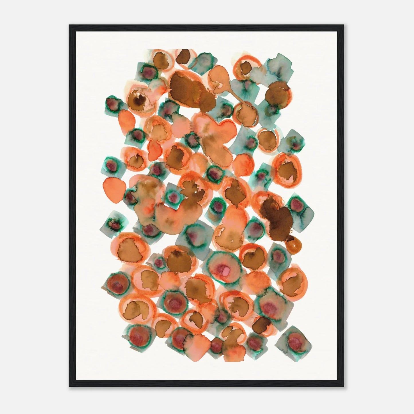 Museum-Quality Matte Paper Wooden Framed Poste Constellation D'ambre - Laure Leprince - Artiste Peintre