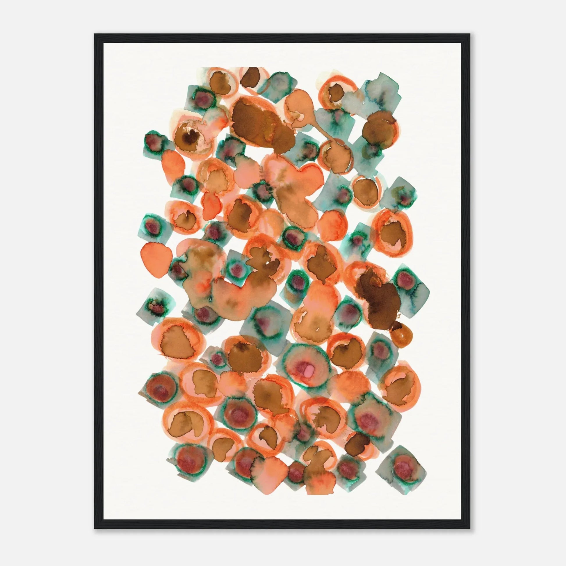 Museum-Quality Matte Paper Wooden Framed Poste Constellation D'ambre - Laure Leprince - Artiste Peintre