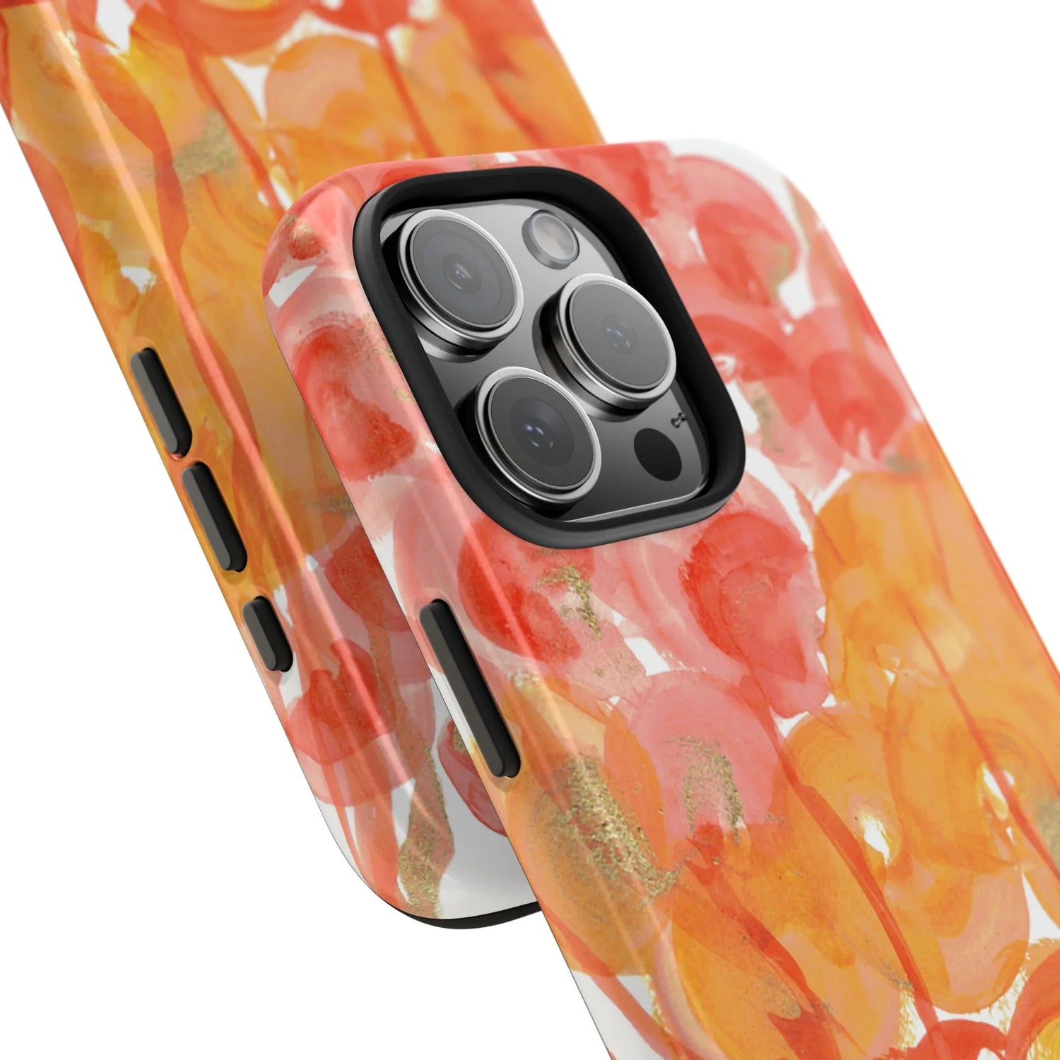 Tough iPhone Case Sunrice Flora — Watercolor - Laure Leprince - Artiste Peintre