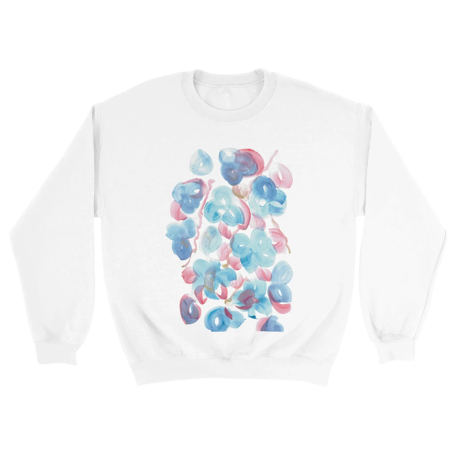 Sweatshirt Unisexe Classique Masque – Impression Artistique Multicolore - Laure Leprince - Artiste Peintre