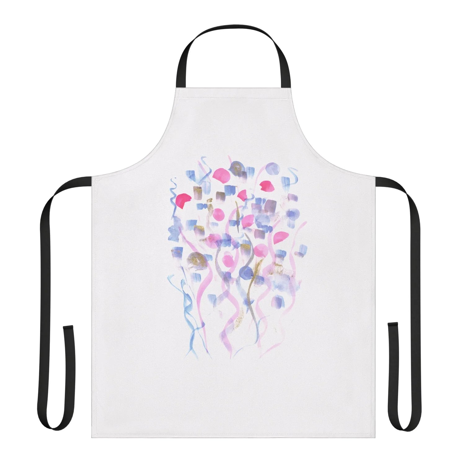 Abstract Apron Petal Drift– Artistic Kitchen Chef Gift - Laure Leprince - Artiste Peintre