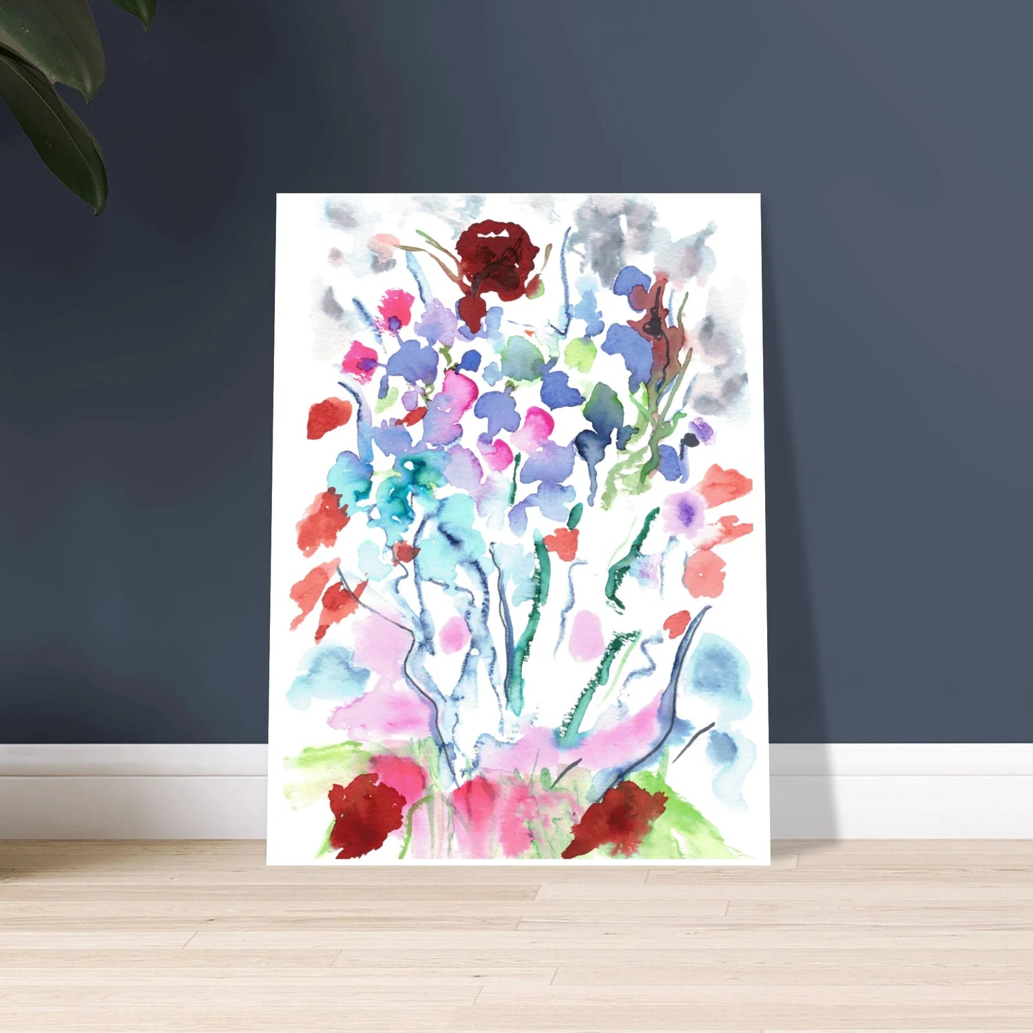Affiche premium sur papier mat Floral – Art mural de qualité supérieure - Laure Leprince - Artiste Peintre