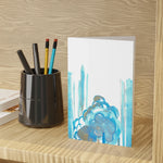 Deco Ocean Bloom #16 Leaf Greeting Card - Elegant - Laure Leprince - Artiste Peintre