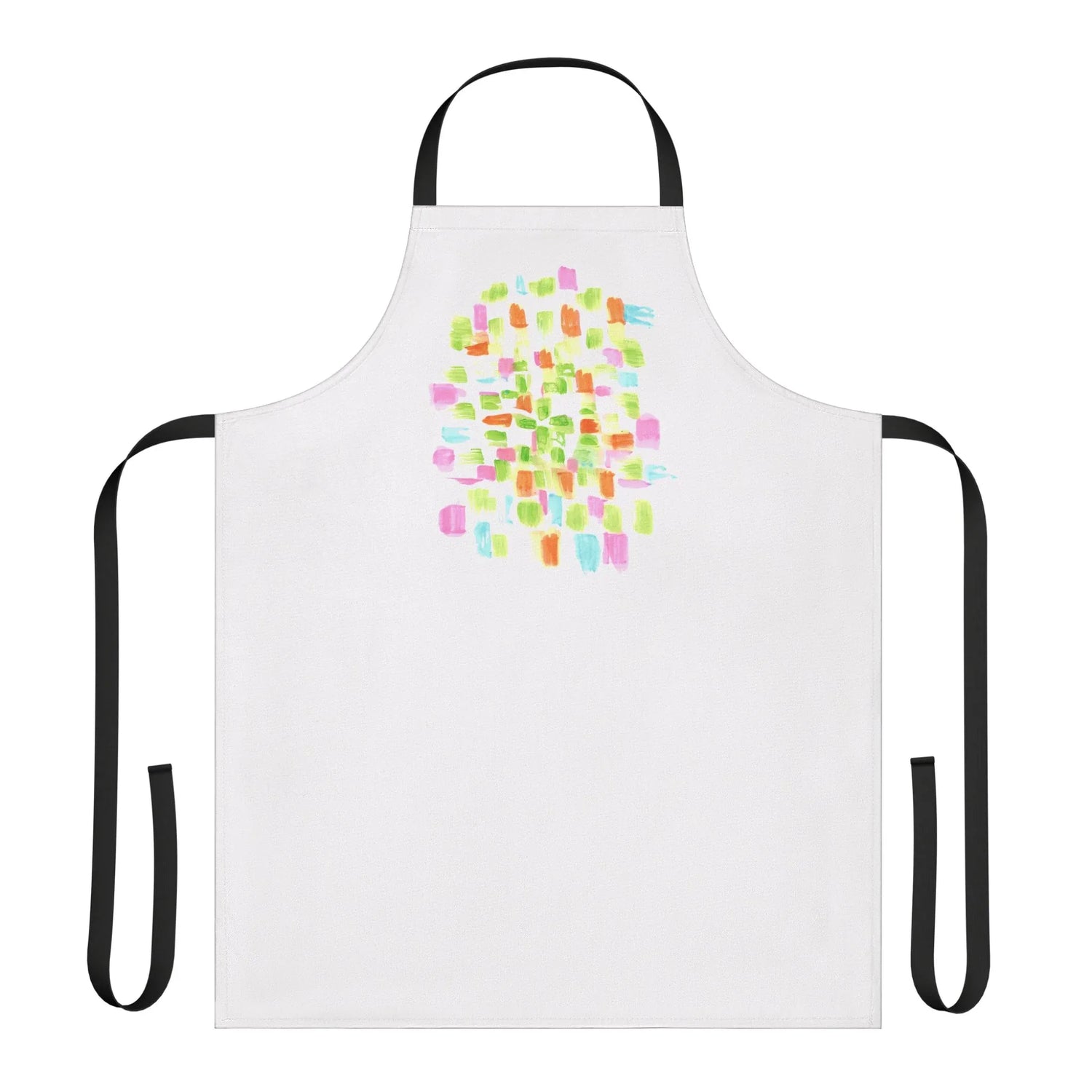 Abstract Apron Pastel Mosaic– Artistic Kitchen Chef Gift - Laure Leprince - Artiste Peintre