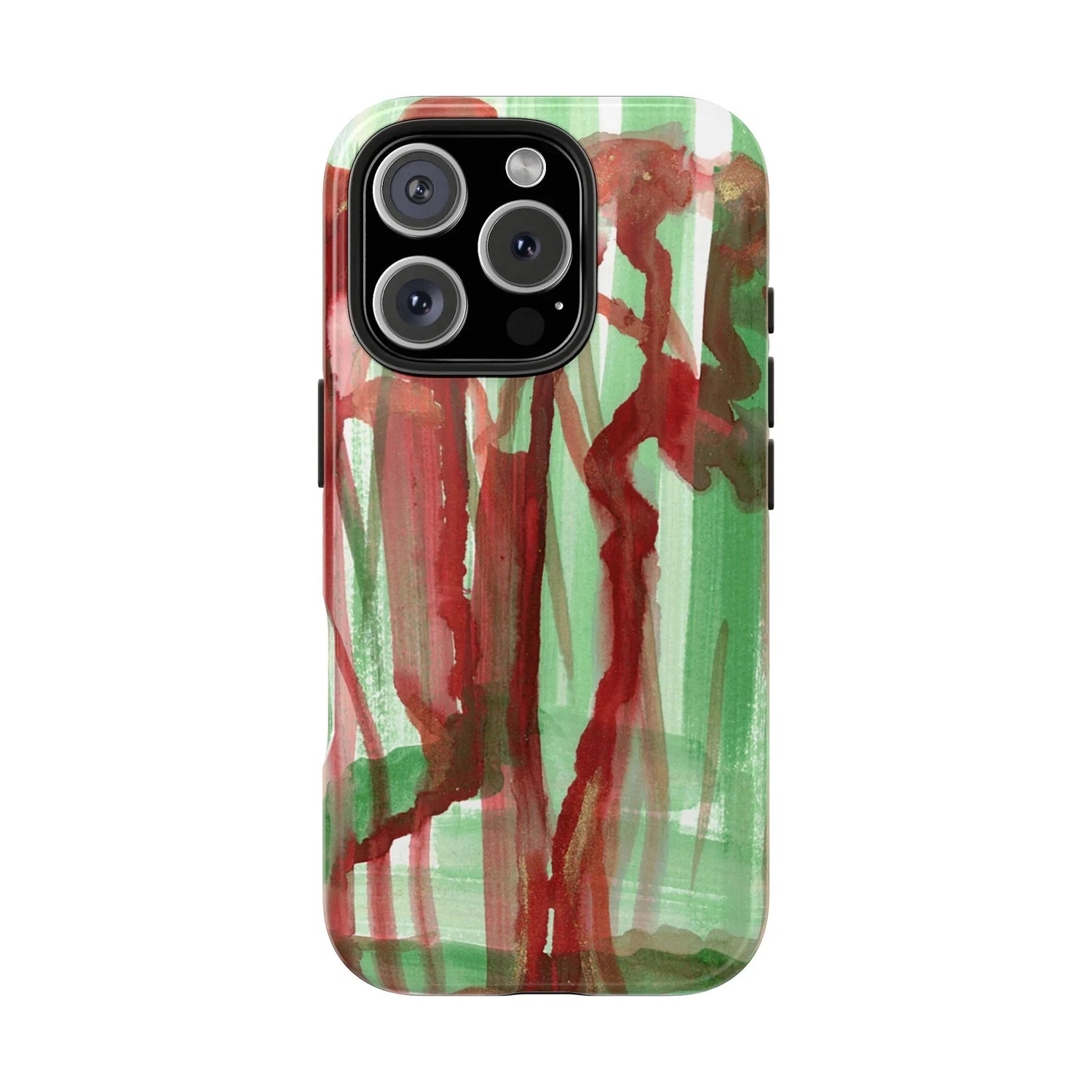 Tough iPhone Case Forest Choir — Watercolor - Laure Leprince - Artiste Peintre