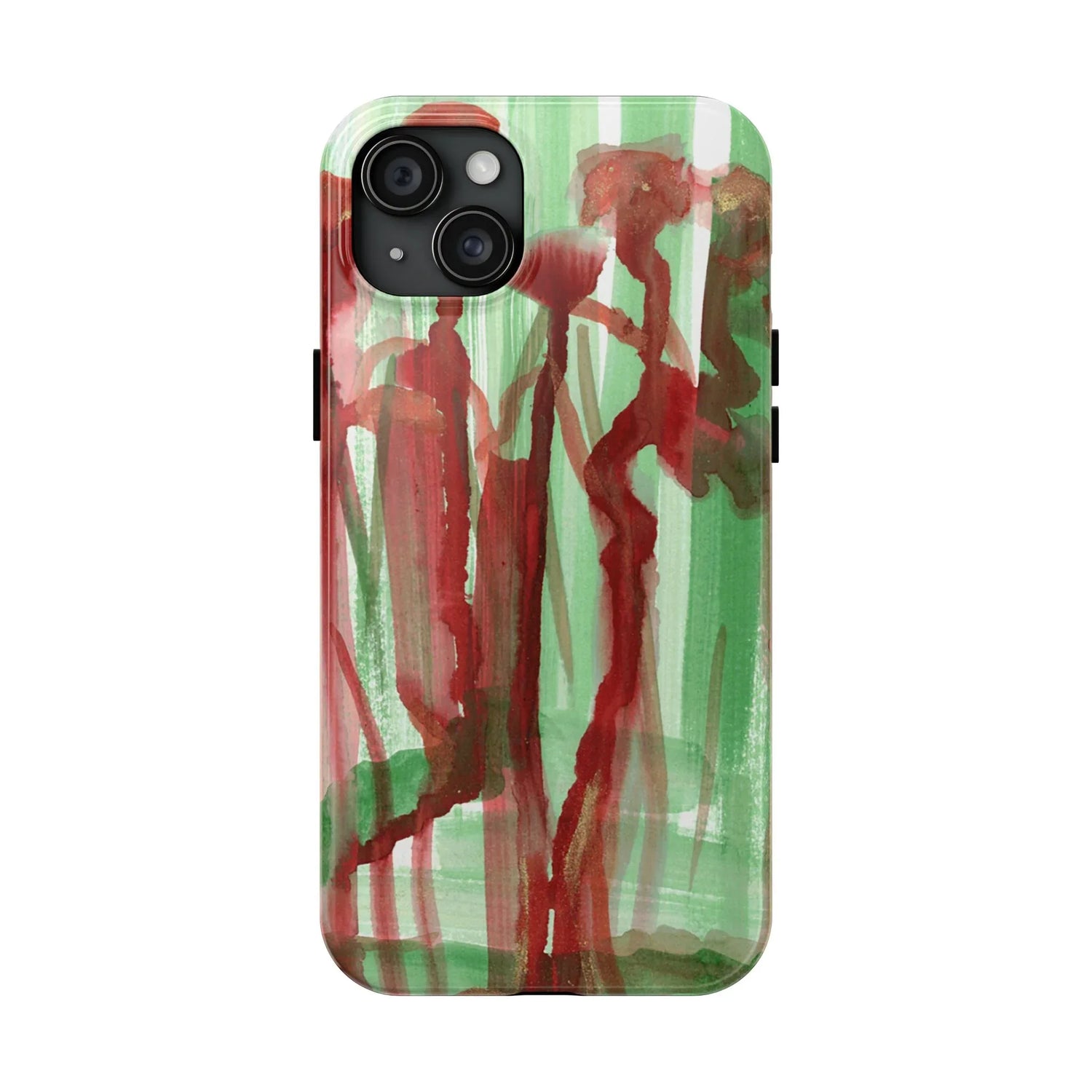 Tough iPhone Case Forest Choir — Watercolor - Laure Leprince - Artiste Peintre