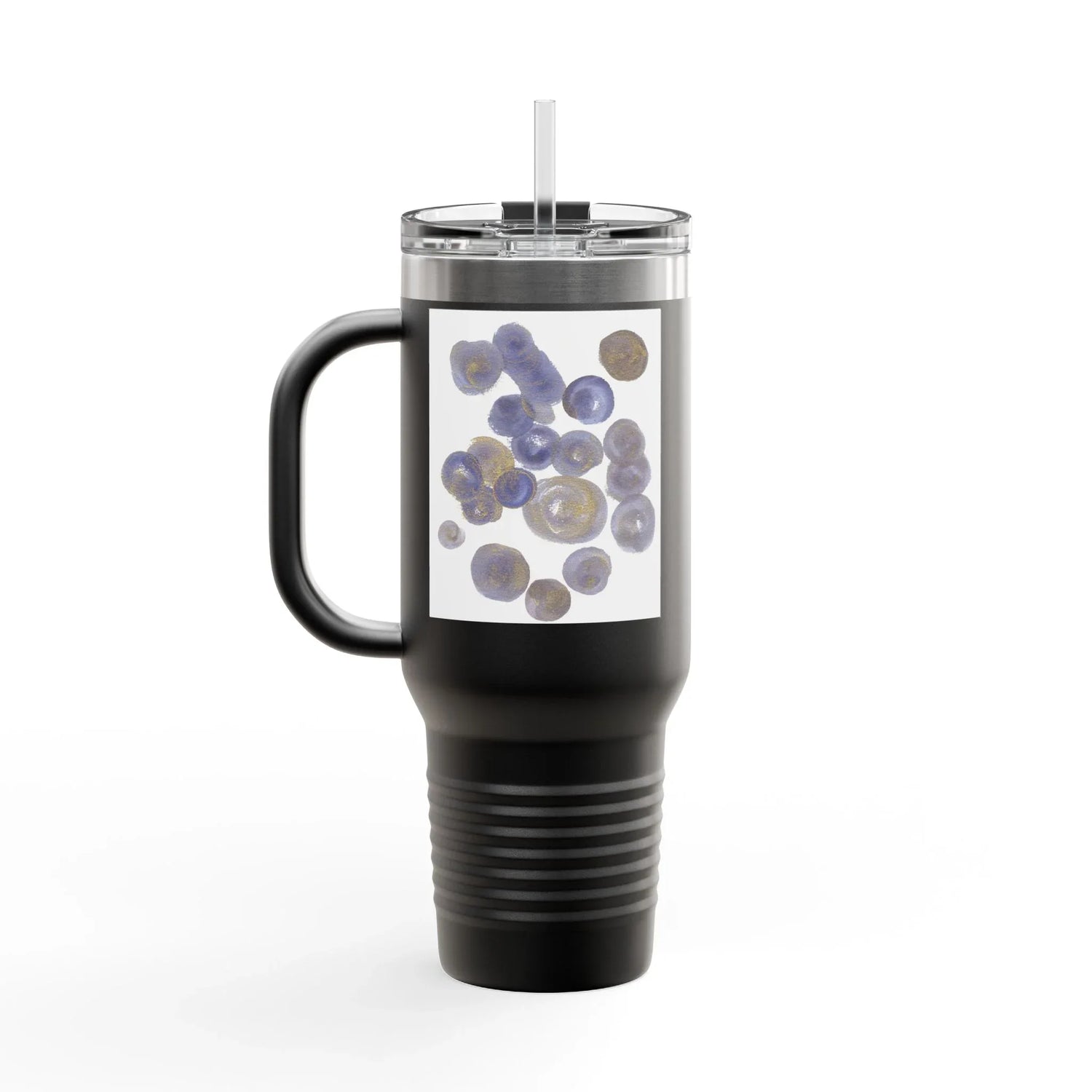 40oz Insulated Travel Mug – Speres Watercolor Design - Laure Leprince - Artiste Peintre