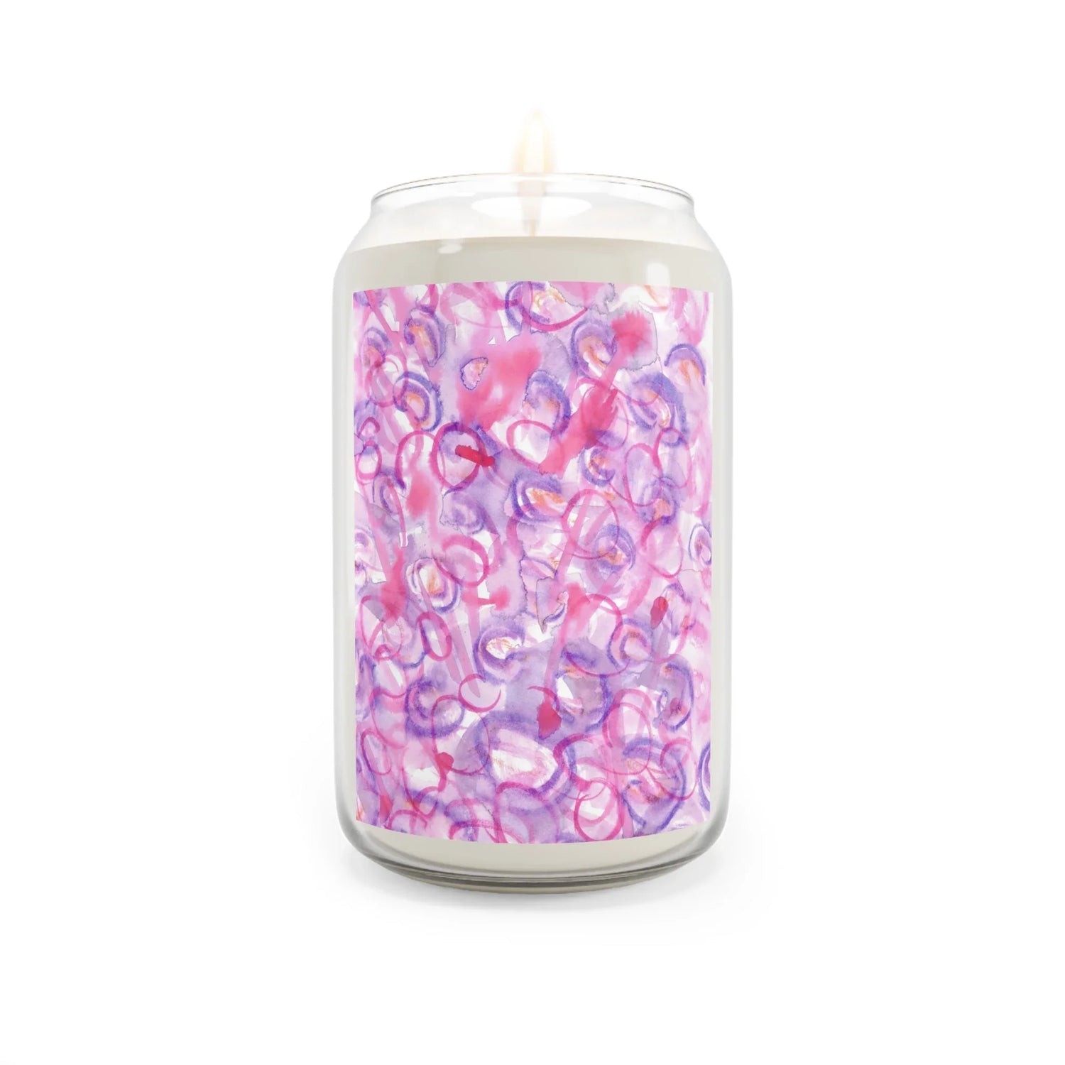 Holiday Candle Soy Candle Floraison Intime — 13.75oz Scented Centerpiece - Laure Leprince - Artiste Peintre