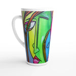 Mug céramique 500 ml pour café au lait trouncho – Élégance, capacité et qualité - Laure Leprince - Artiste Peintre