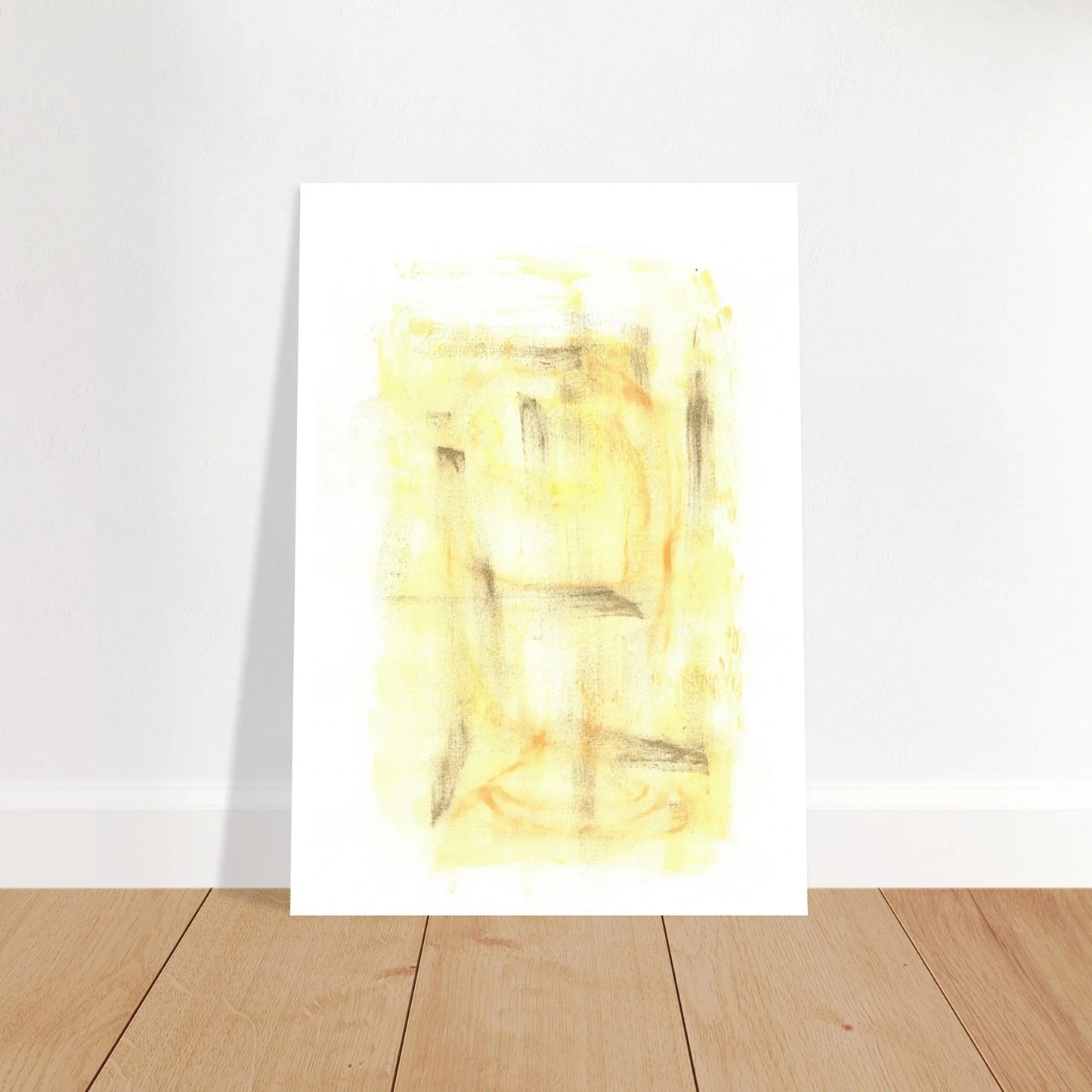 Affiche premium sur papier mat Golden Haze Art mural de qualité supérieure - Laure Leprince - Artiste Peintre