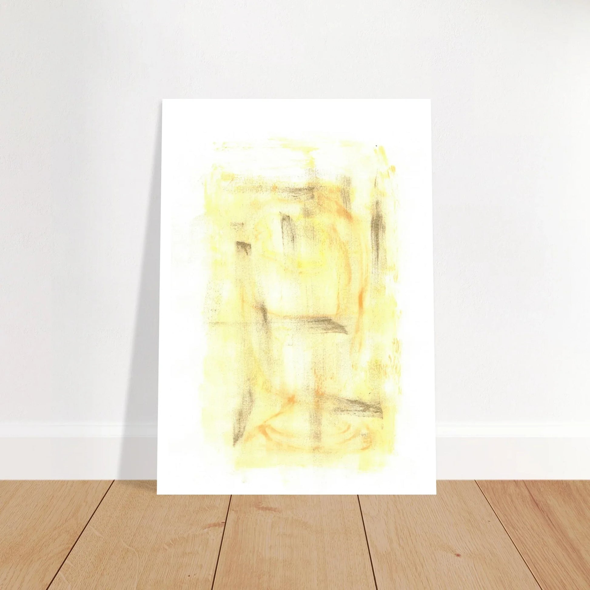 Affiche premium sur papier mat Golden Haze Art mural de qualité supérieure - Laure Leprince - Artiste Peintre