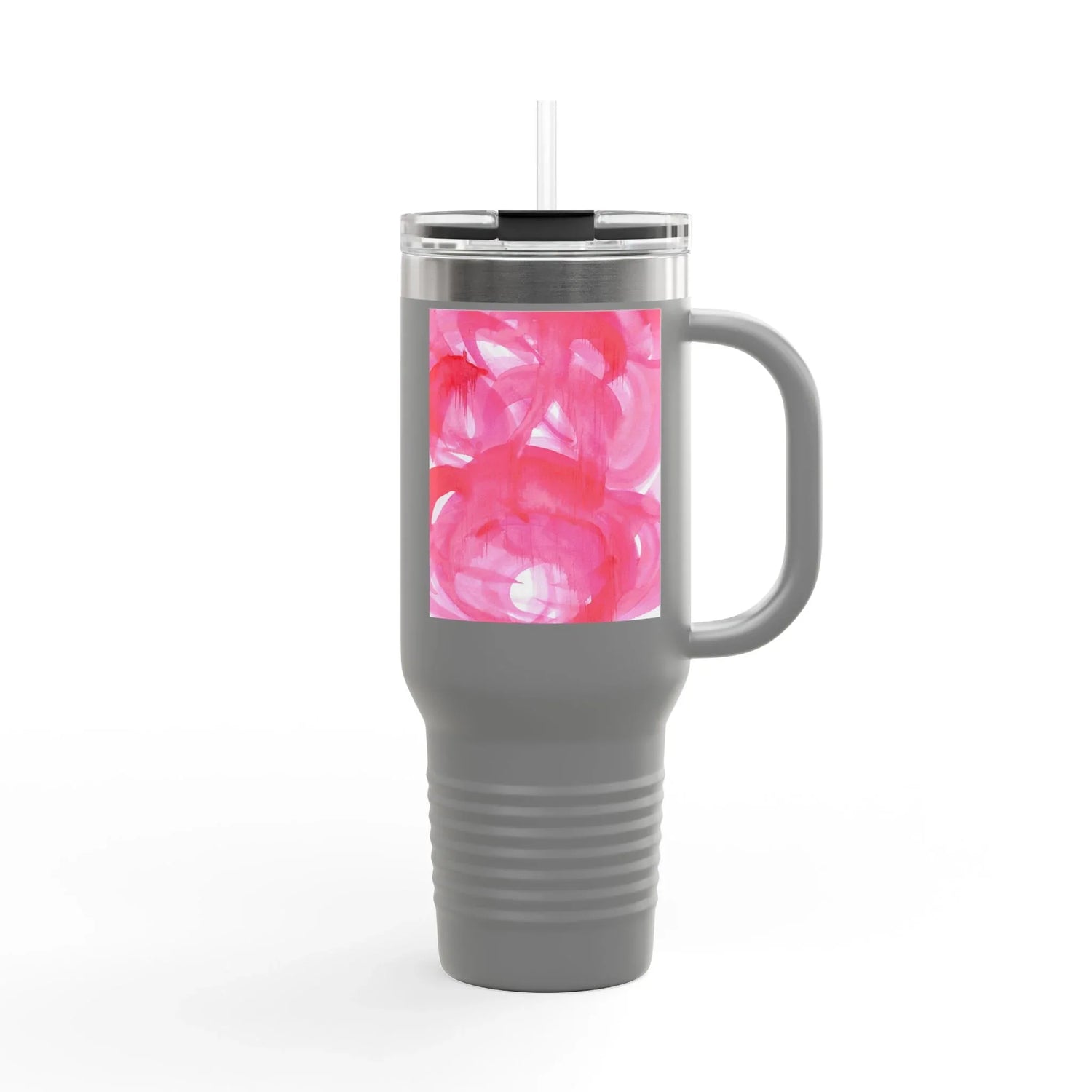 40oz Insulated Travel Mug – Ruy Drift Watercolor Design - Laure Leprince - Artiste Peintre