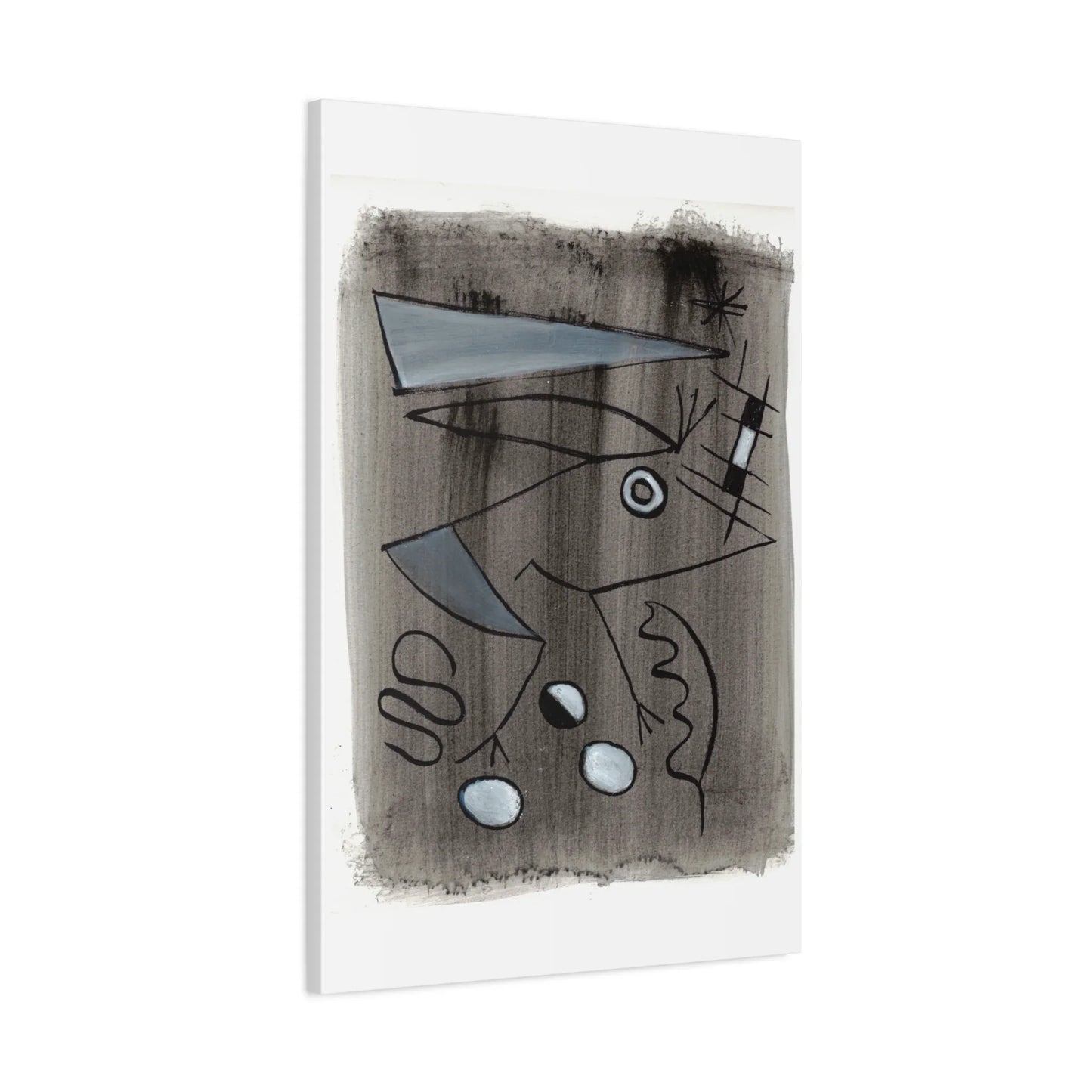 Abstract La Naissance Brushstroke Canvas Print — Modern Coastal Wall Art - Laure Leprince - Artiste Peintre