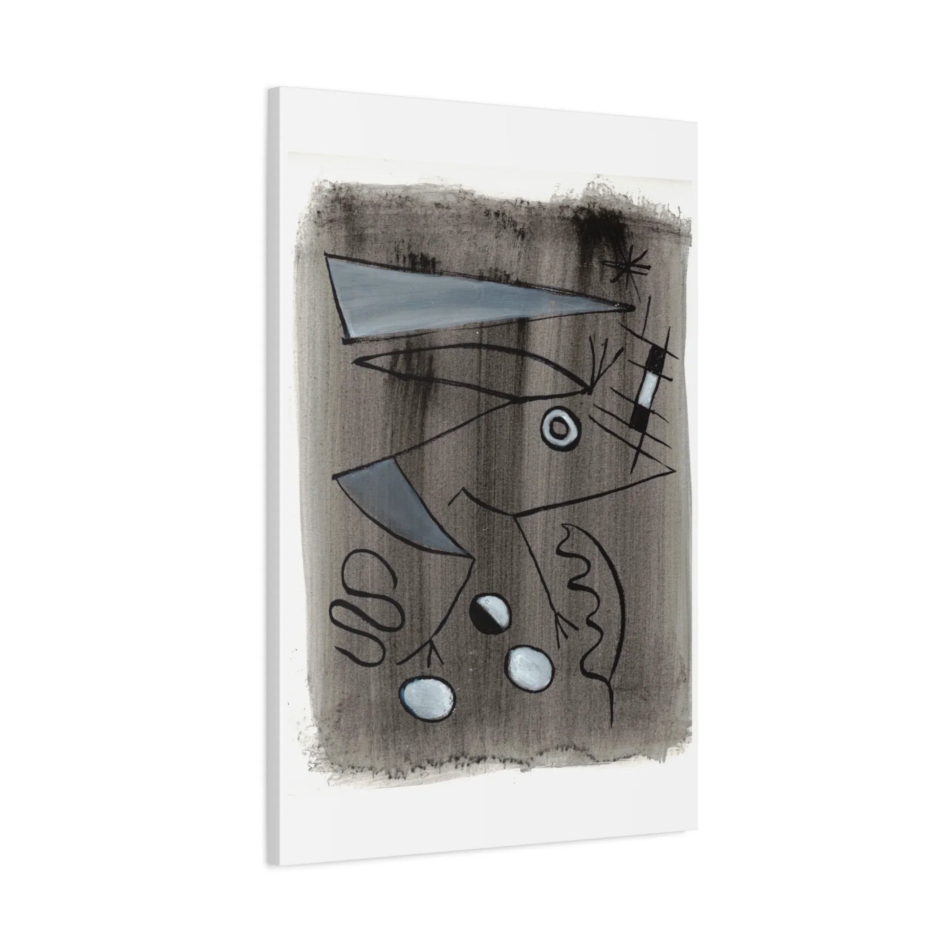Abstract La Naissance Brushstroke Canvas Print — Modern Coastal Wall Art - Laure Leprince - Artiste Peintre
