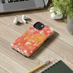 Tough iPhone Case Sunrice Flora — Watercolor - Laure Leprince - Artiste Peintre