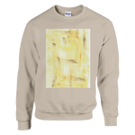 Sweatshirt Unisexe Classique Golden Haze – Impression Artistique Multicolore - Laure Leprince - Artiste Peintre