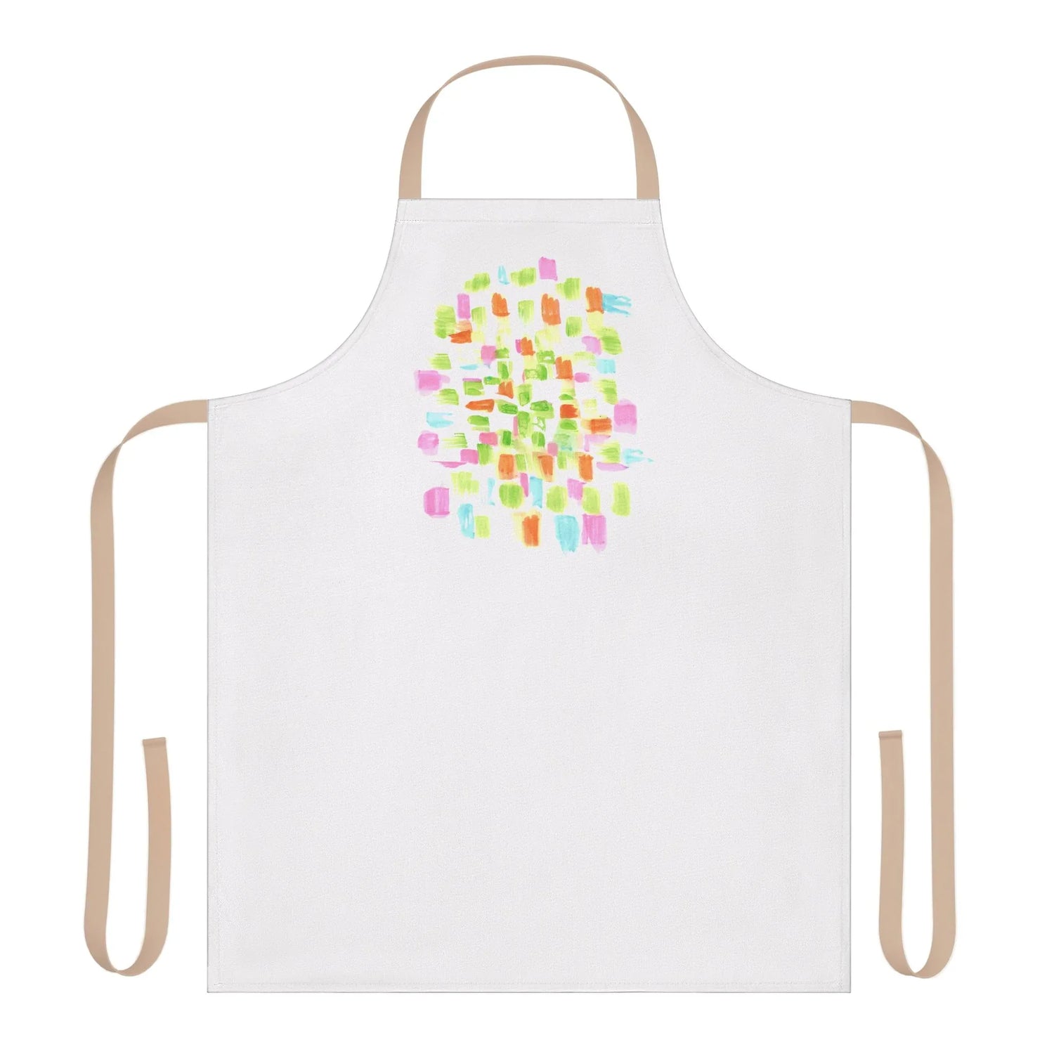 Abstract Apron Pastel Mosaic– Artistic Kitchen Chef Gift - Laure Leprince - Artiste Peintre