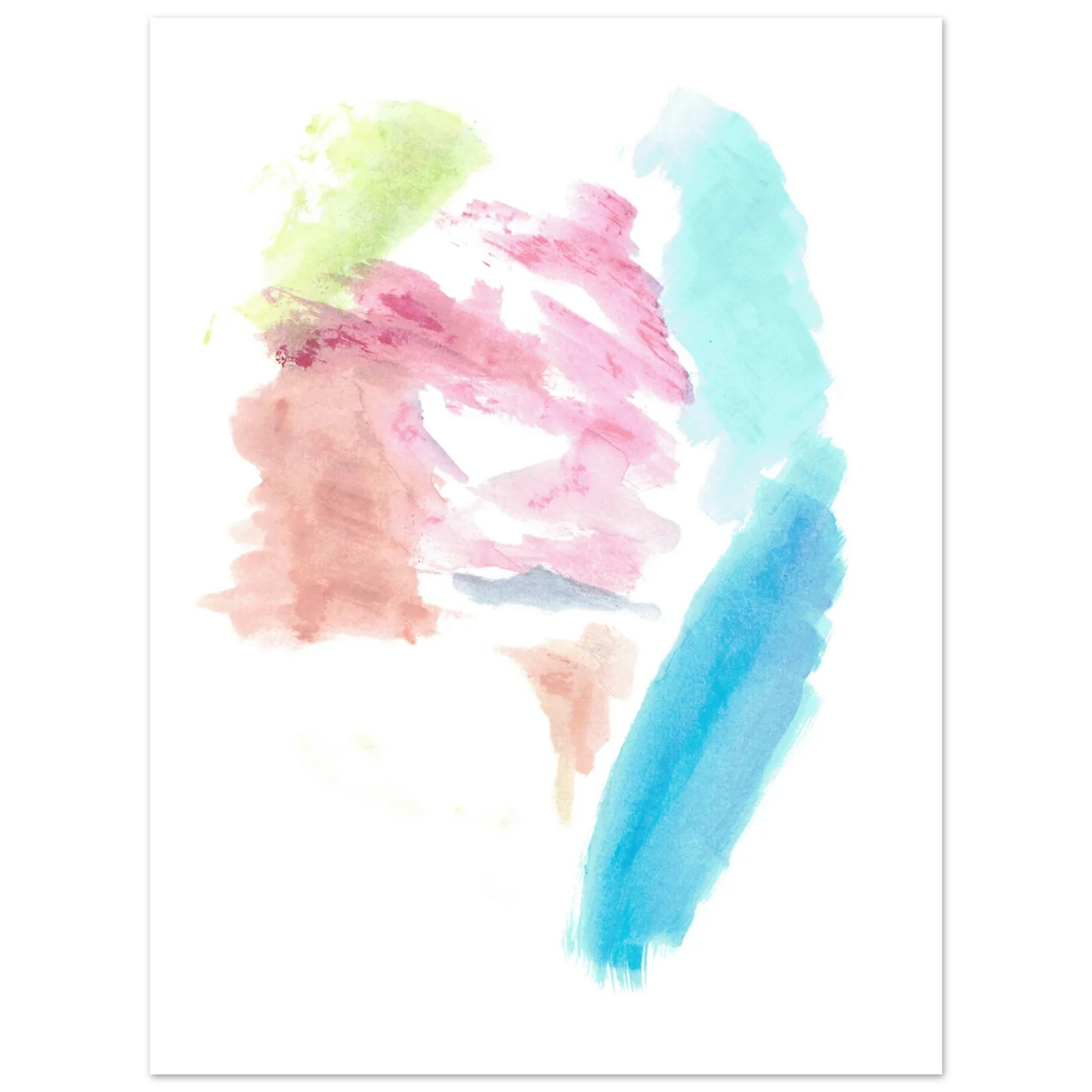 Affiche premium sur papier mat Aurore Pastel – Art mural de qualité supérieure - Laure Leprince - Artiste Peintre