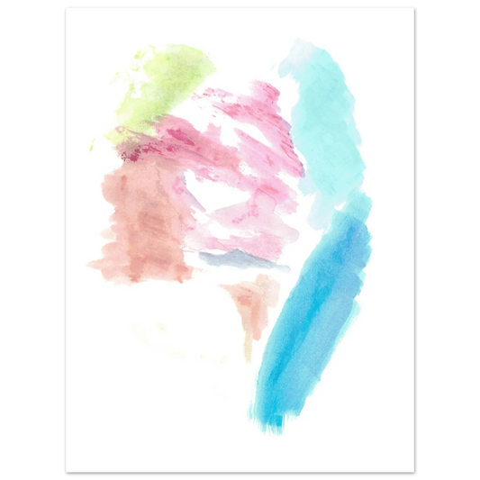 Affiche premium sur papier mat Aurore Pastel – Art mural de qualité supérieure - Laure Leprince - Artiste Peintre