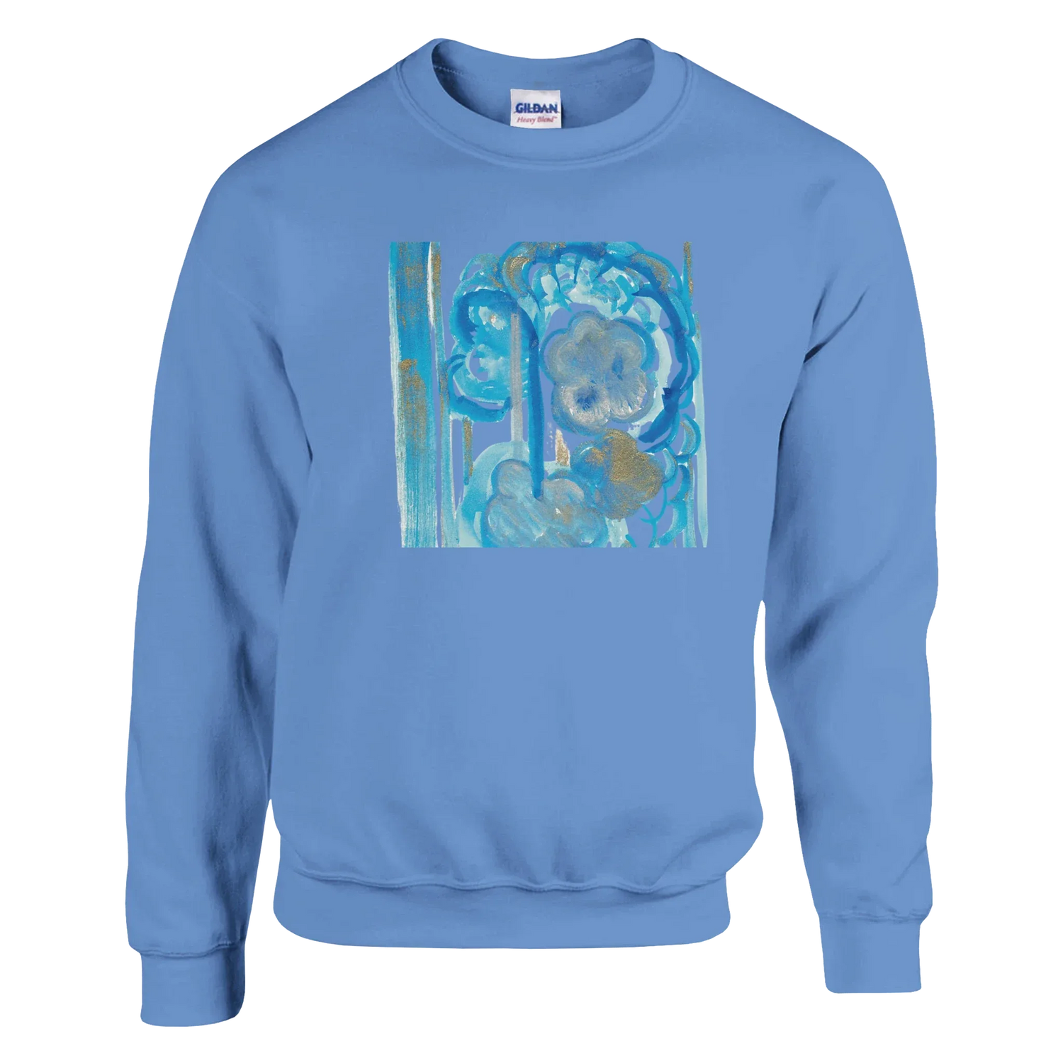 Sweatshirt Unisexe Classique Ocean Bloom – Impression Artistique Multicolore - Laure Leprince - Artiste Peintre