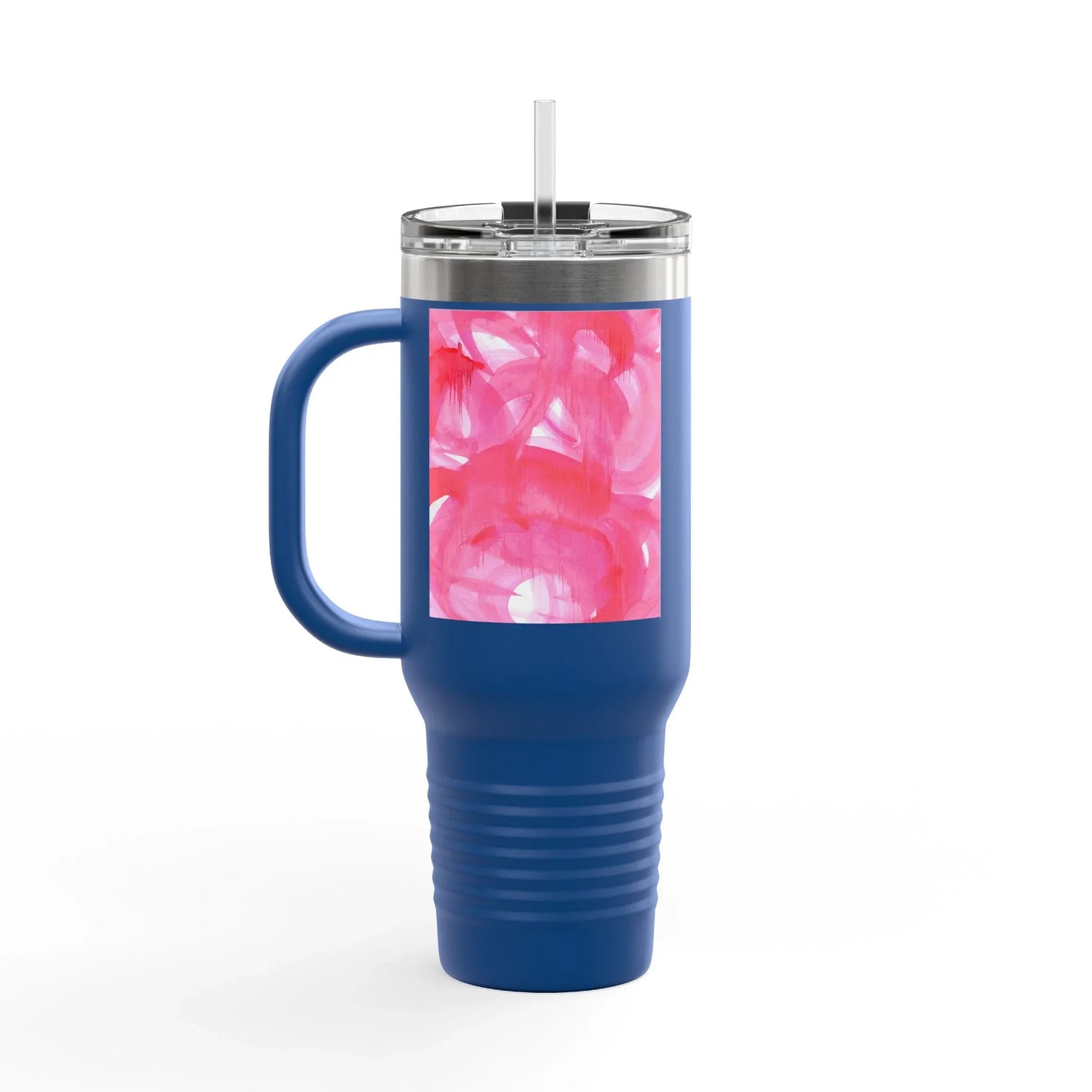 40oz Insulated Travel Mug – Ruy Drift Watercolor Design - Laure Leprince - Artiste Peintre