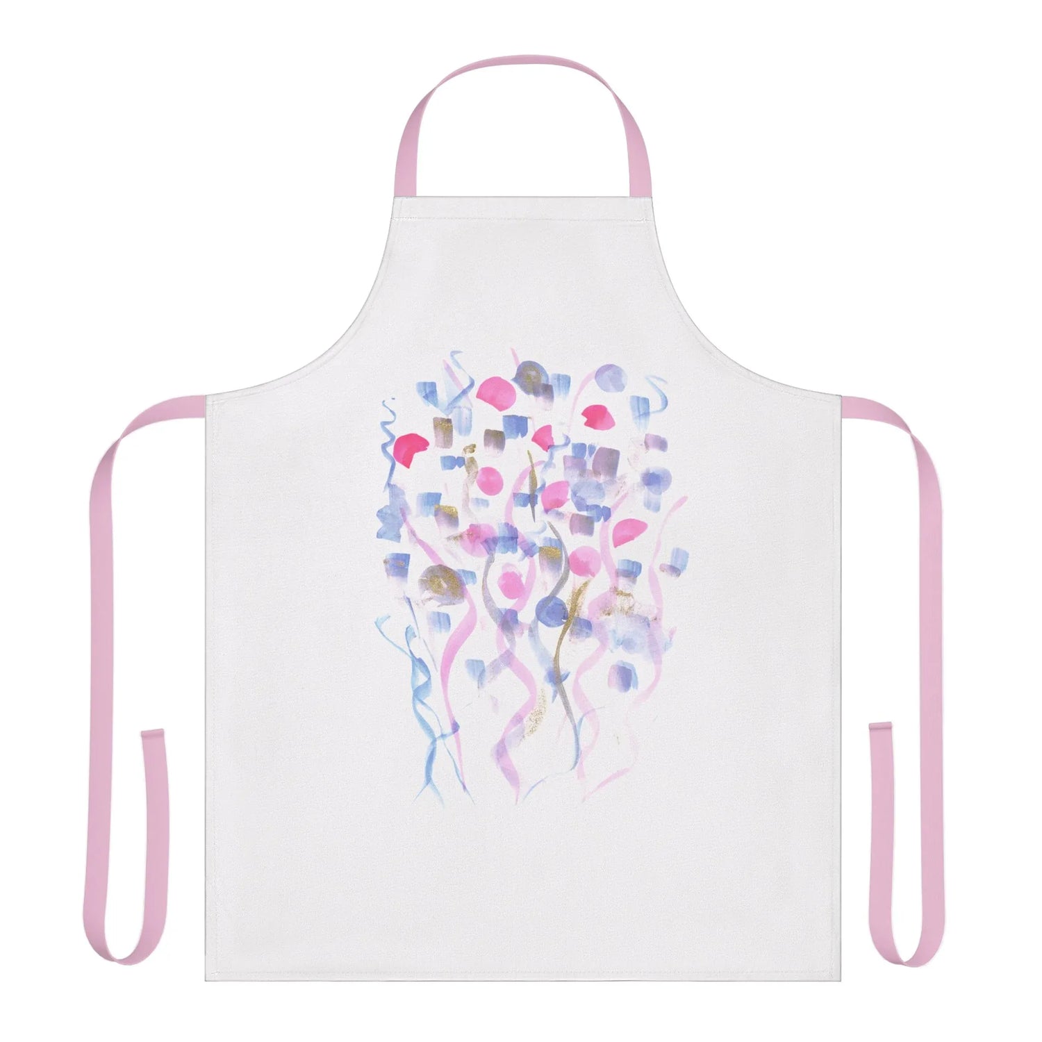 Abstract Apron Petal Drift– Artistic Kitchen Chef Gift - Laure Leprince - Artiste Peintre