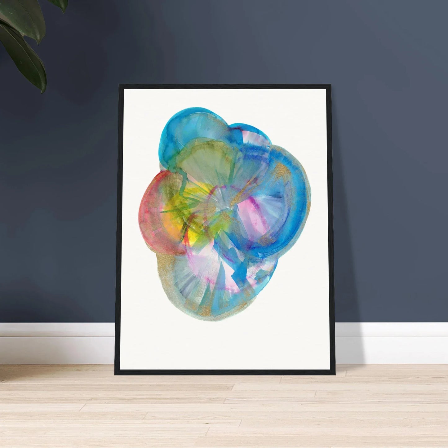 Affiche Encadrée Museum-Quality Matte Paper Wooden Framed Crystal Bloom - Laure Leprince - Artiste Peintre