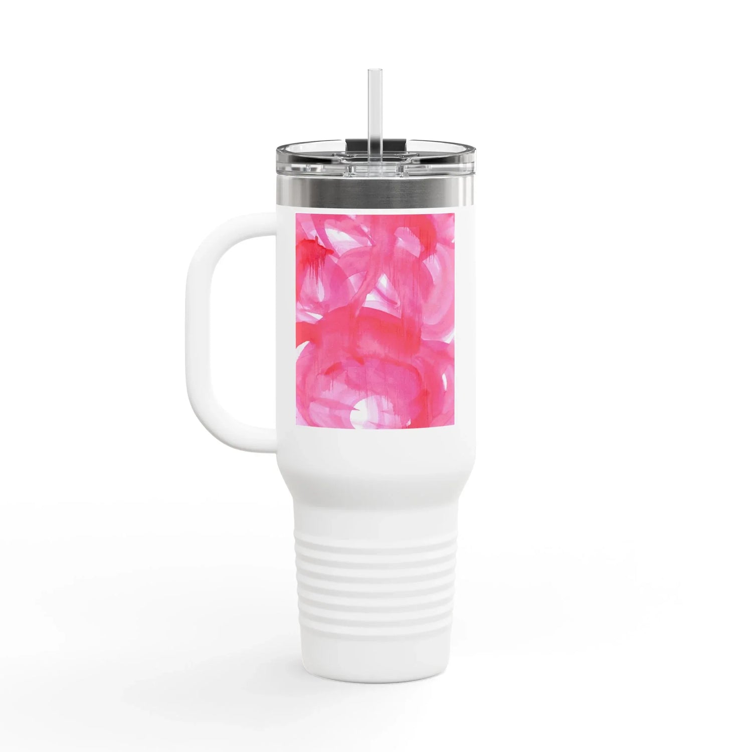 40oz Insulated Travel Mug – Ruy Drift Watercolor Design - Laure Leprince - Artiste Peintre