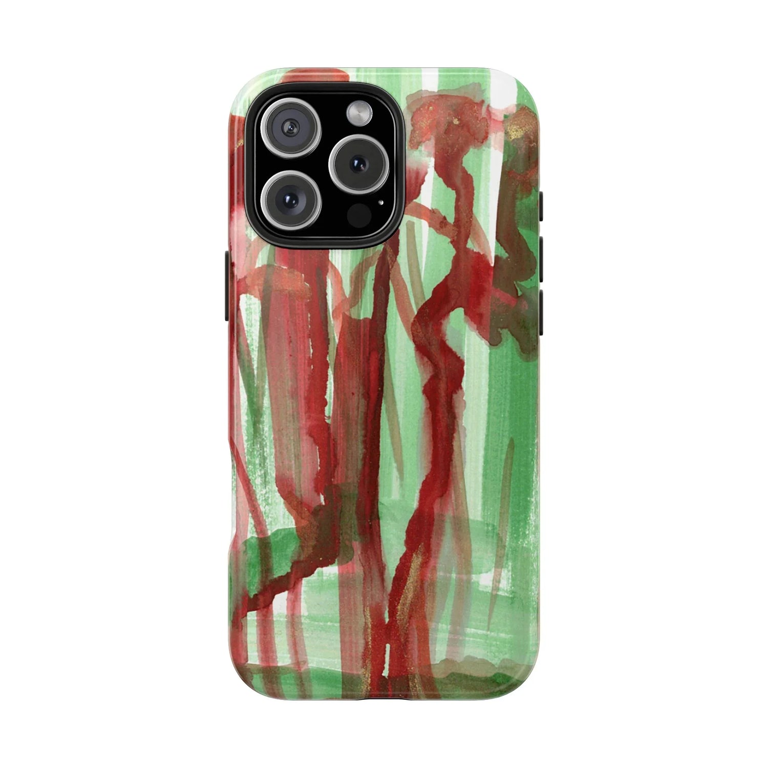 Tough iPhone Case Forest Choir — Watercolor - Laure Leprince - Artiste Peintre