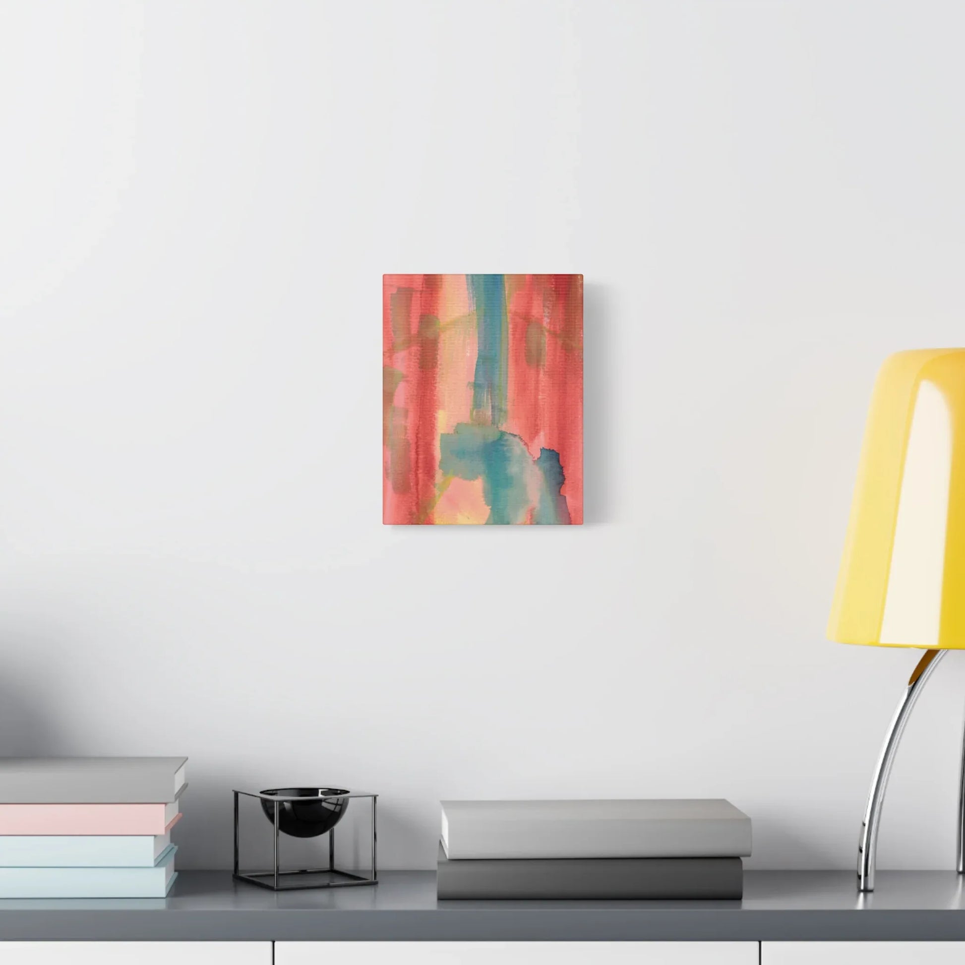 Abstract Watercolor Canvas Art Color Surge – Coastal Elegance & Sustainable Design - Laure Leprince - Artiste Peintre