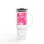 40oz Insulated Travel Mug – Ruy Drift Watercolor Design - Laure Leprince - Artiste Peintre