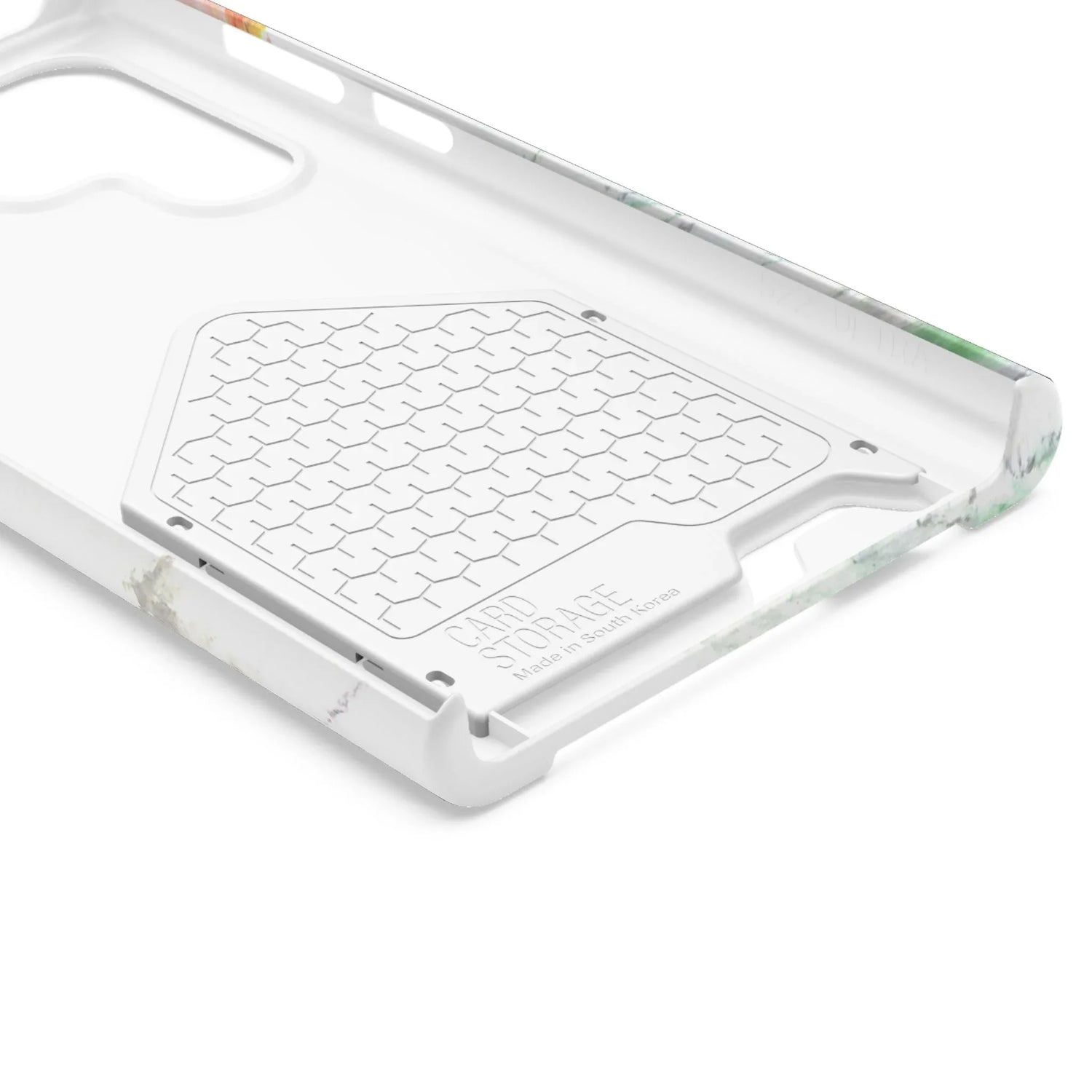 Samsung Phone Card Case Lavander Drift — Yellow Watercolor Flower Wallet - Laure Leprince - Artiste Peintre