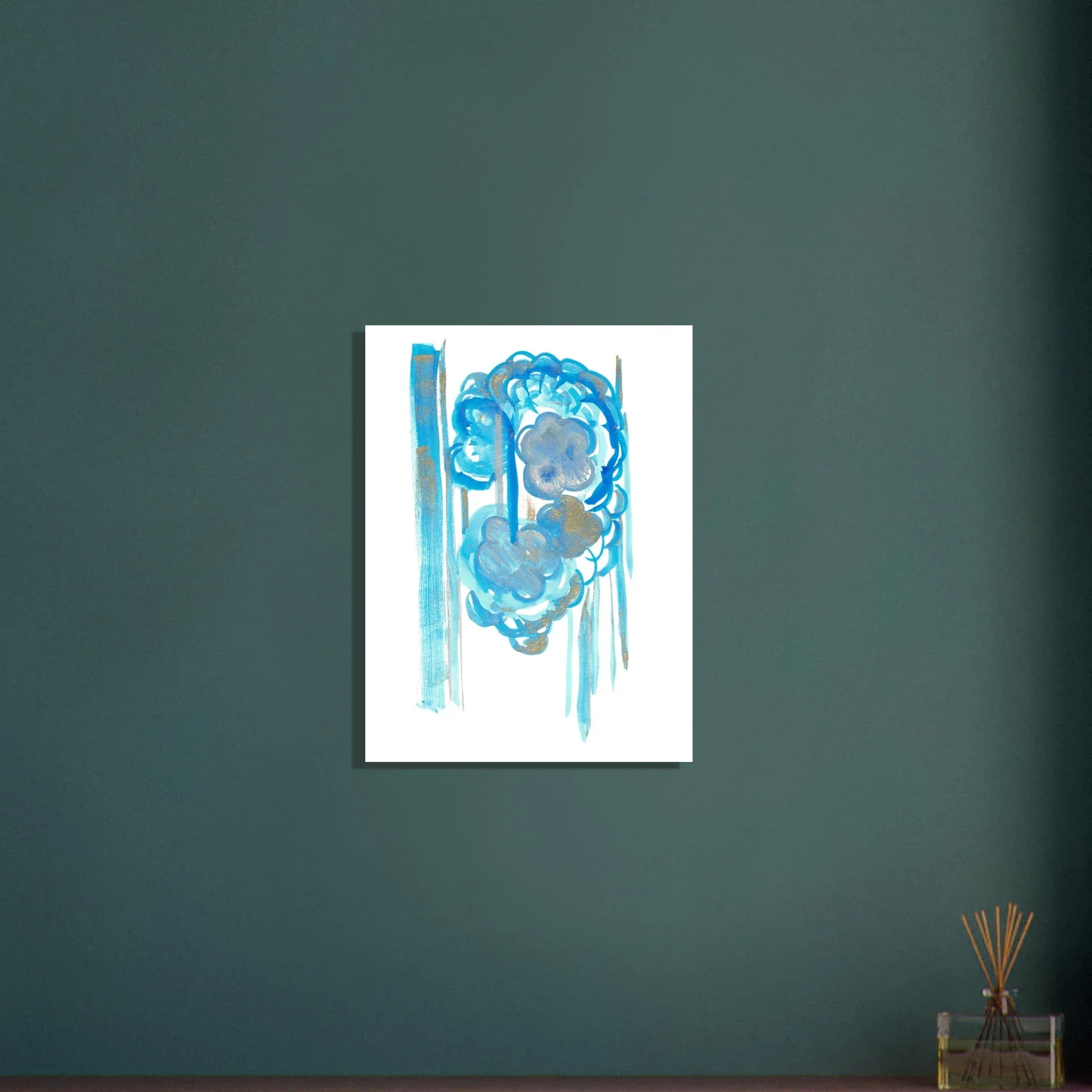 Affiche premium sur papier mat Ocean Bloom – Art mural de qualité supérieure - Laure Leprince - Artiste Peintre