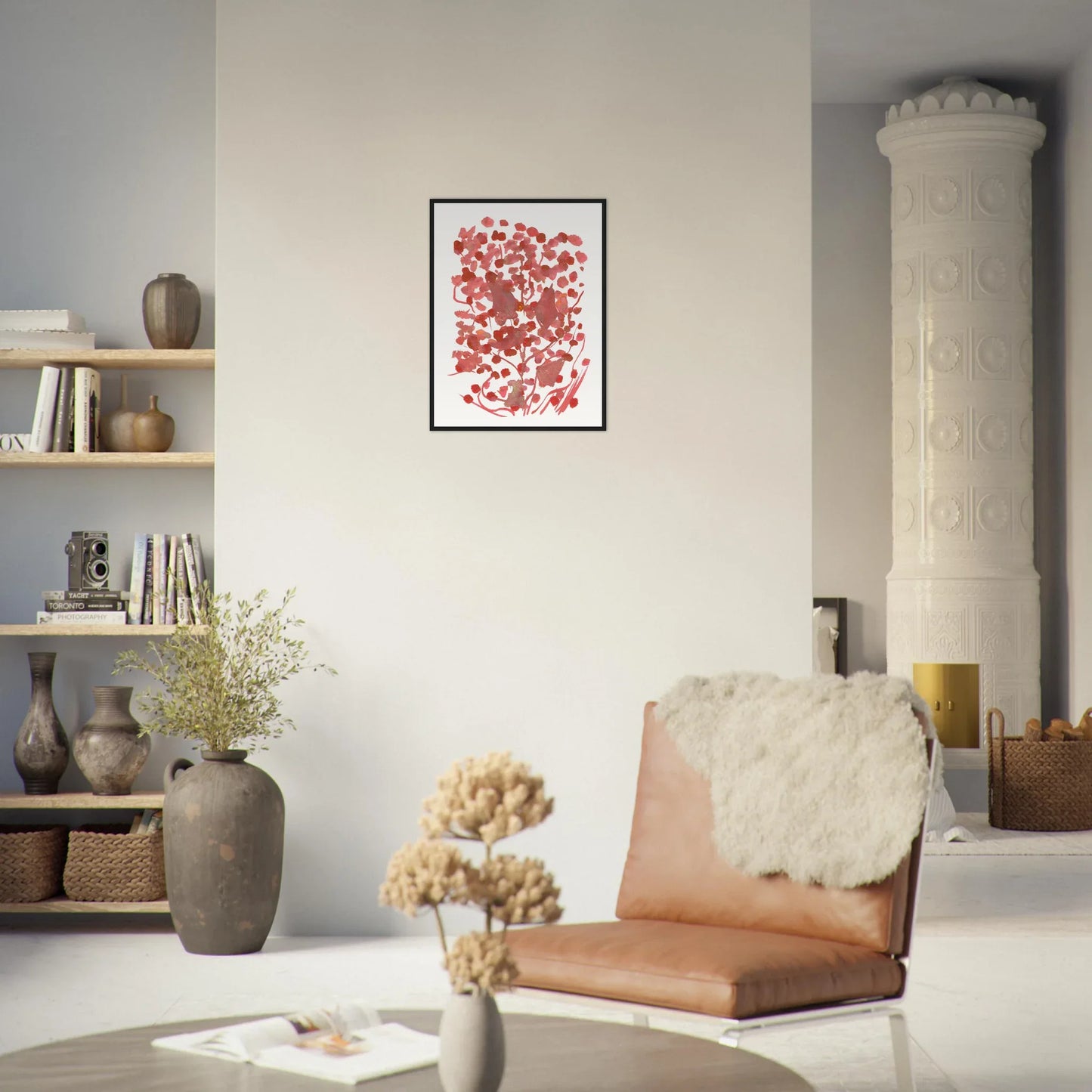 Museum-Quality Matte Paper Wooden Framed Poste Bois de Rubis - Laure Leprince - Artiste Peintre