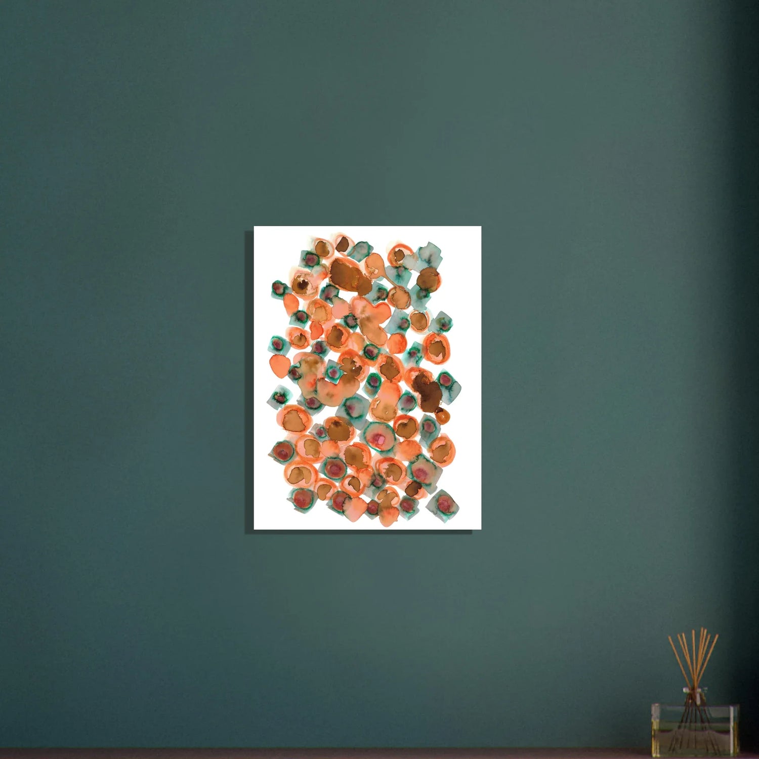 Affiche premium sur papier mat Constellation D'ambre – Art mural de qualité supérieure - Laure Leprince - Artiste Peintre