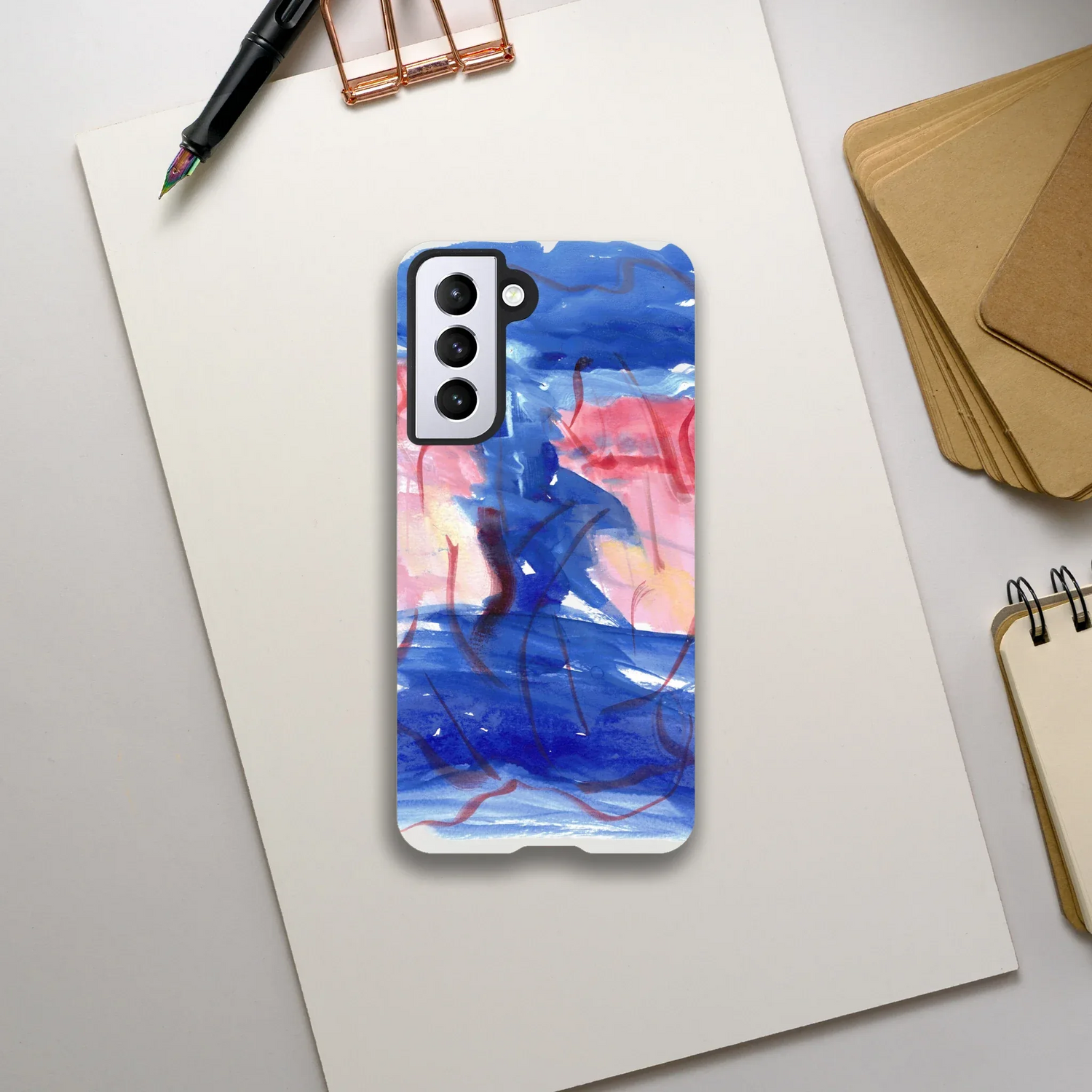 Premium Samsung Tough Case – Design Artistique Midnight Siren - Laure Leprince - Artiste Peintre