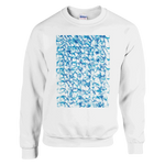 Sweatshirt Unisexe Classique Blue Waves– Impression Artistique Multicolore - Laure Leprince - Artiste Peintre