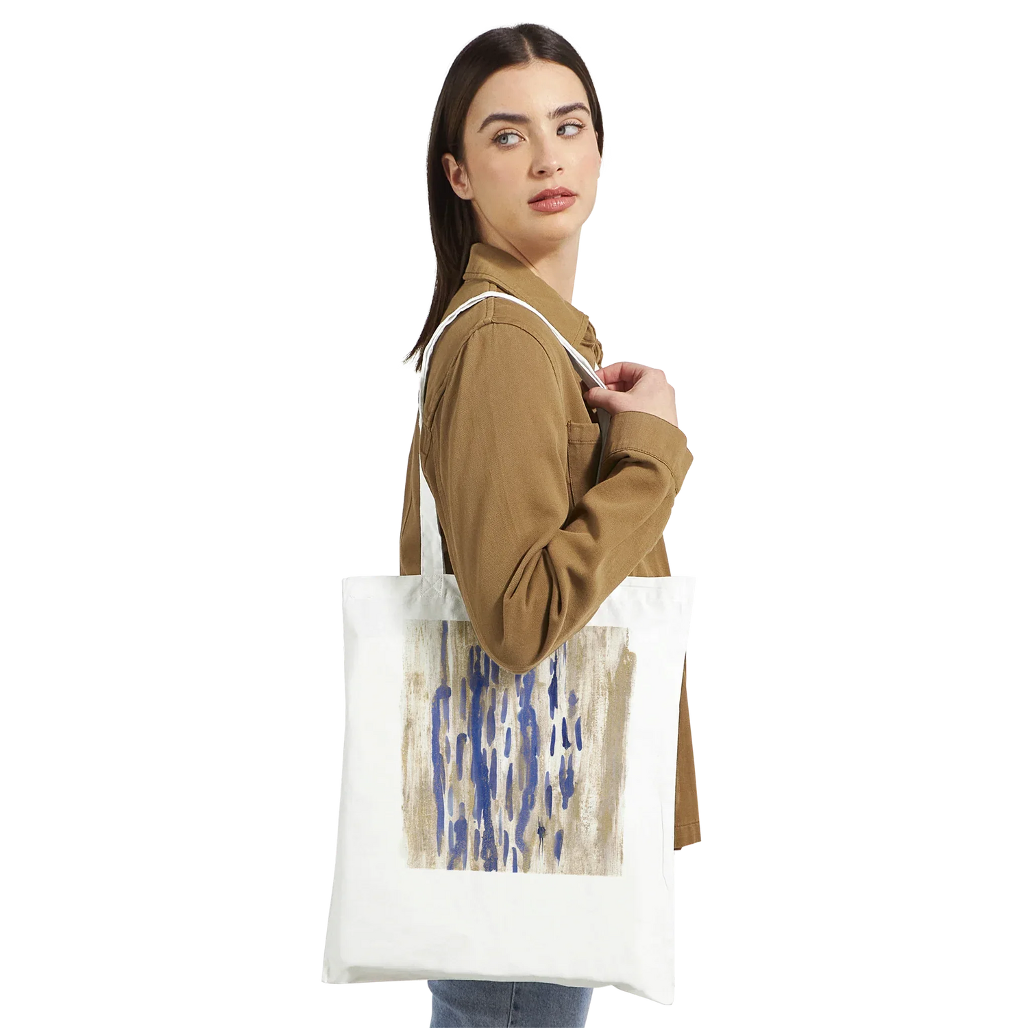 Cabas Impression Art - Golden Drip - Laure Leprince - Artiste Peintre