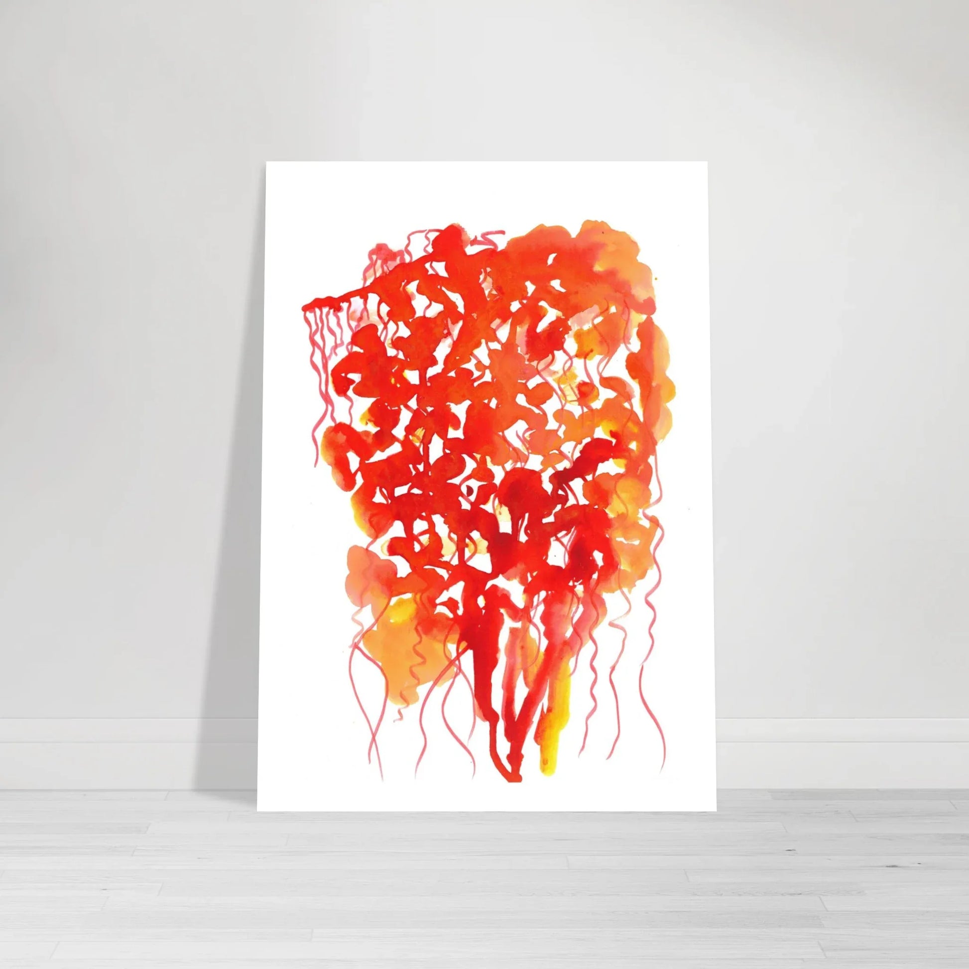 Premium Matte Paper Poster Aquarelle Originale RDJ3-13 - Laure Leprince - Artiste Peintre