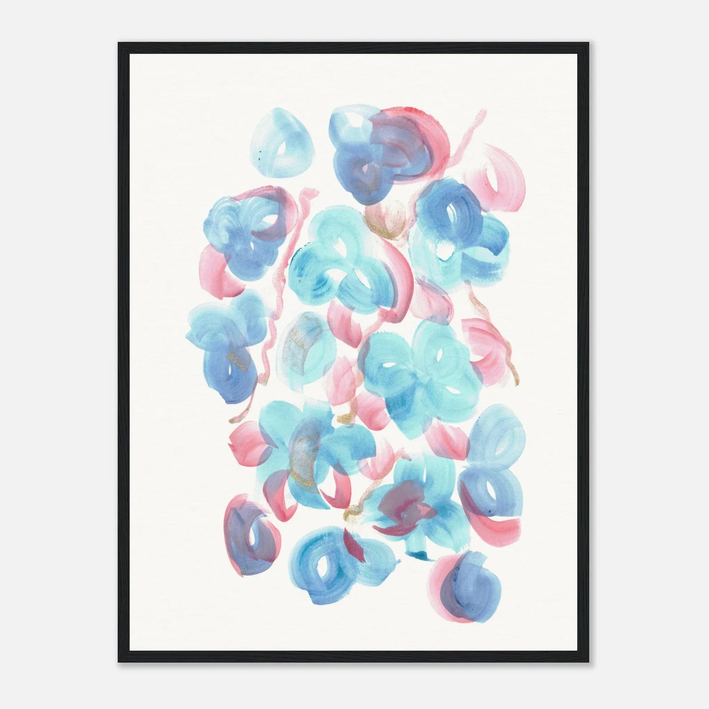 Affiche Encadrée Museum-Quality Matte Paper Wooden Framed Masque - Laure Leprince - Artiste Peintre