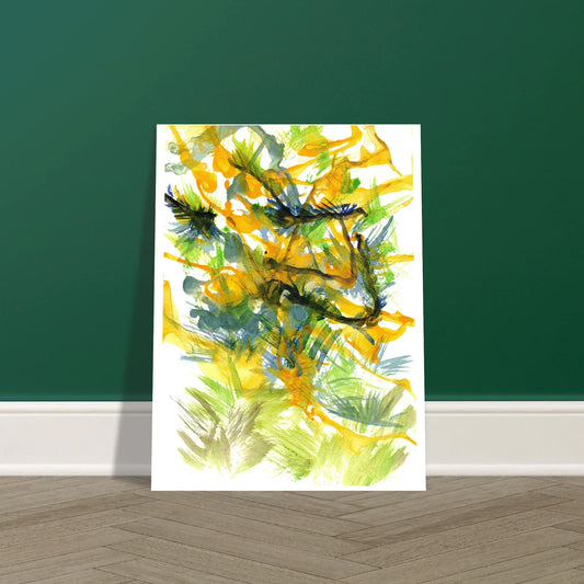 Affiche premium sur papier mat Tempête Solaire – Art mural de qualité supérieure - Laure Leprince - Artiste Peintre