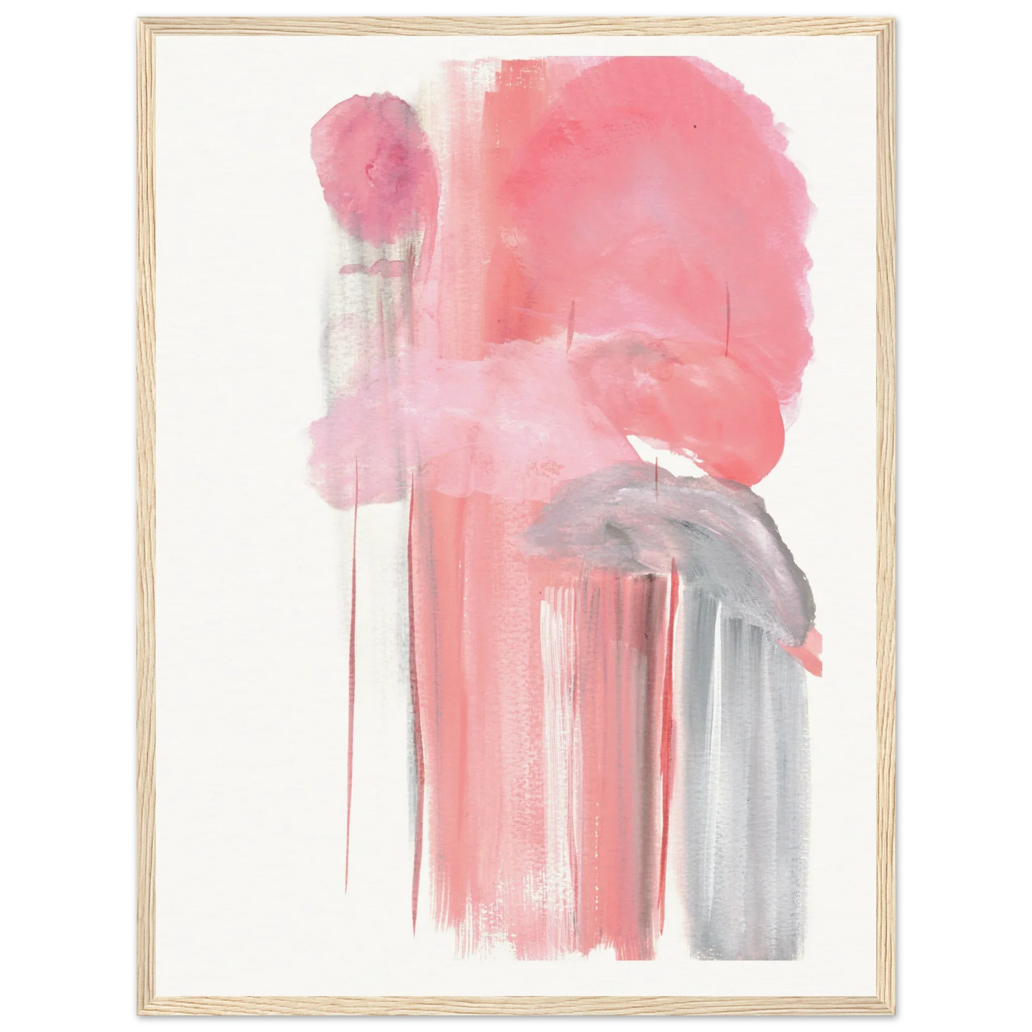 Affiche Encadrée Museum-Quality Matte Paper Wooden Framed Aurora Drift - Laure Leprince - Artiste Peintre