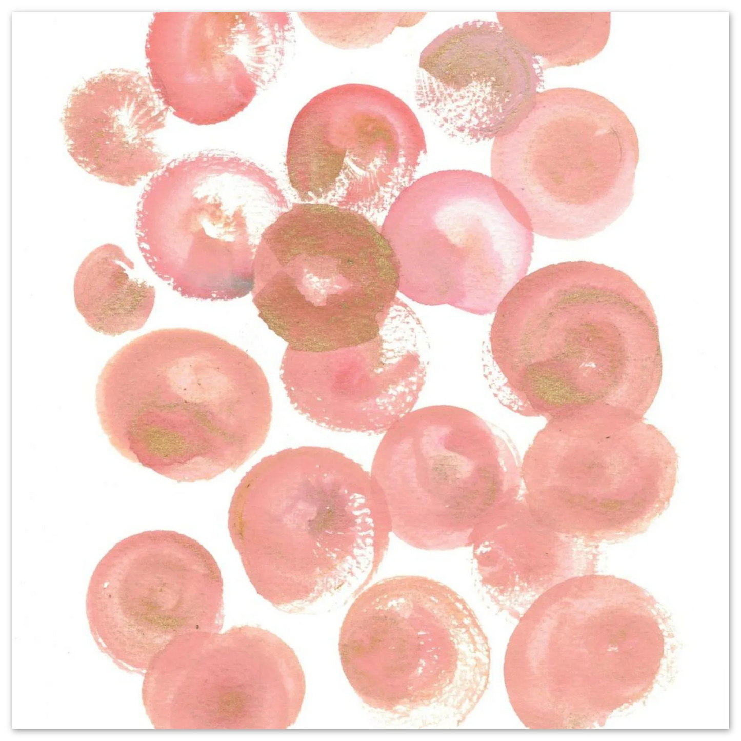 Premium Matte Paper Poster Aquarelle Originale RDJ3-4 - Laure Leprince - Artiste Peintre