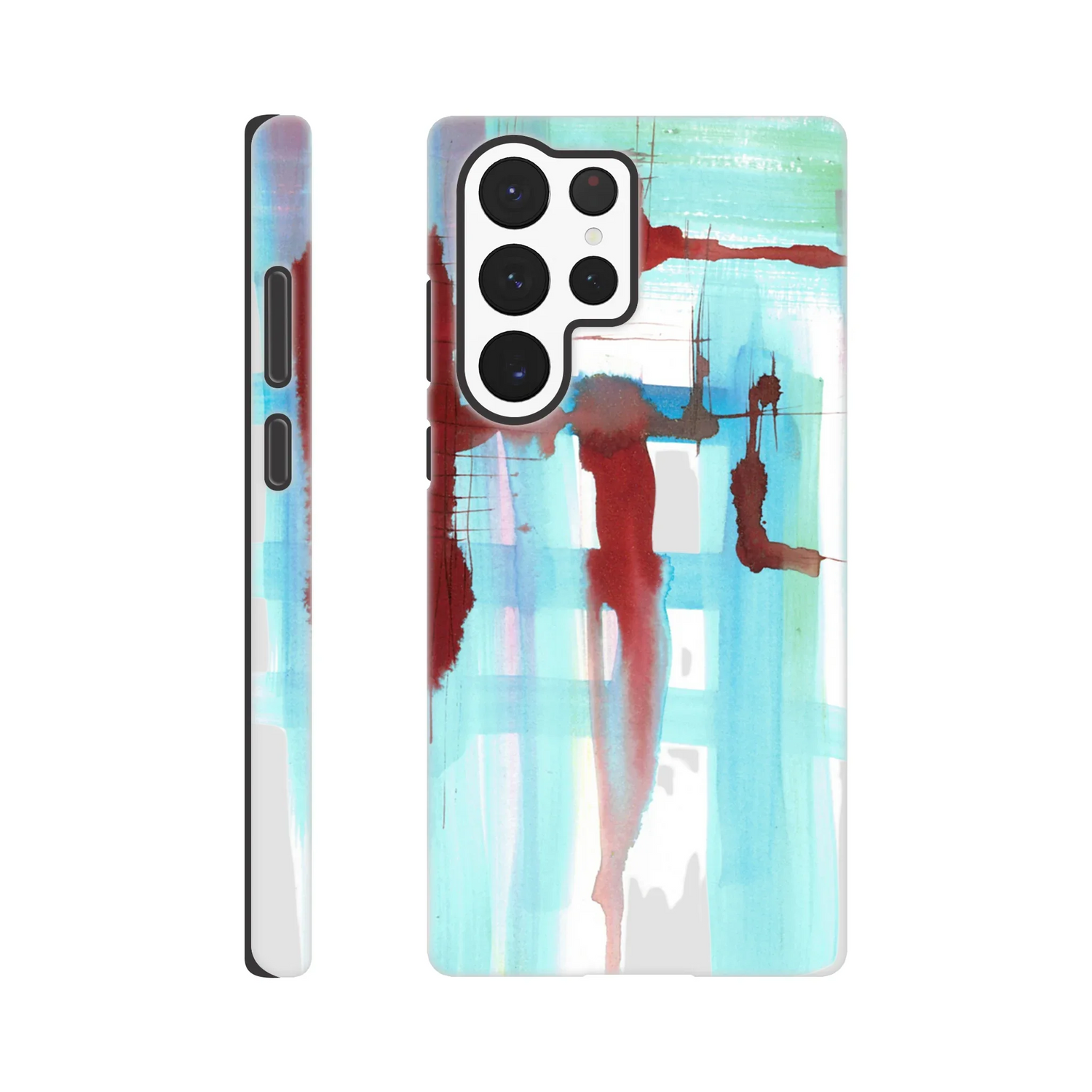 Coque Samsung Tough Case – Design Artistique "Structures Liquides" - Laure Leprince - Artiste Peintre