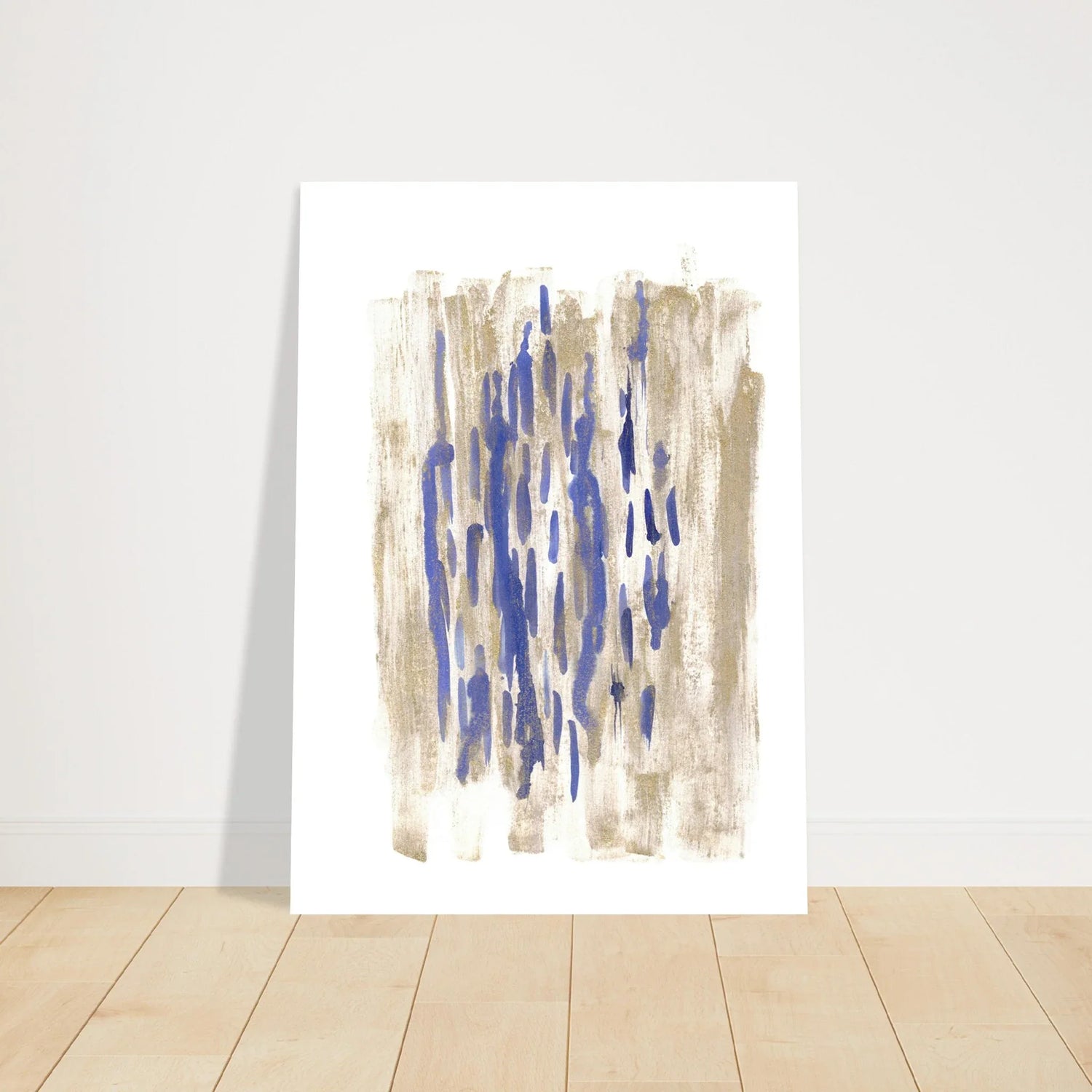 Affiche premium sur papier mat Golden Drip– Art mural de qualité supérieure - Laure Leprince - Artiste Peintre