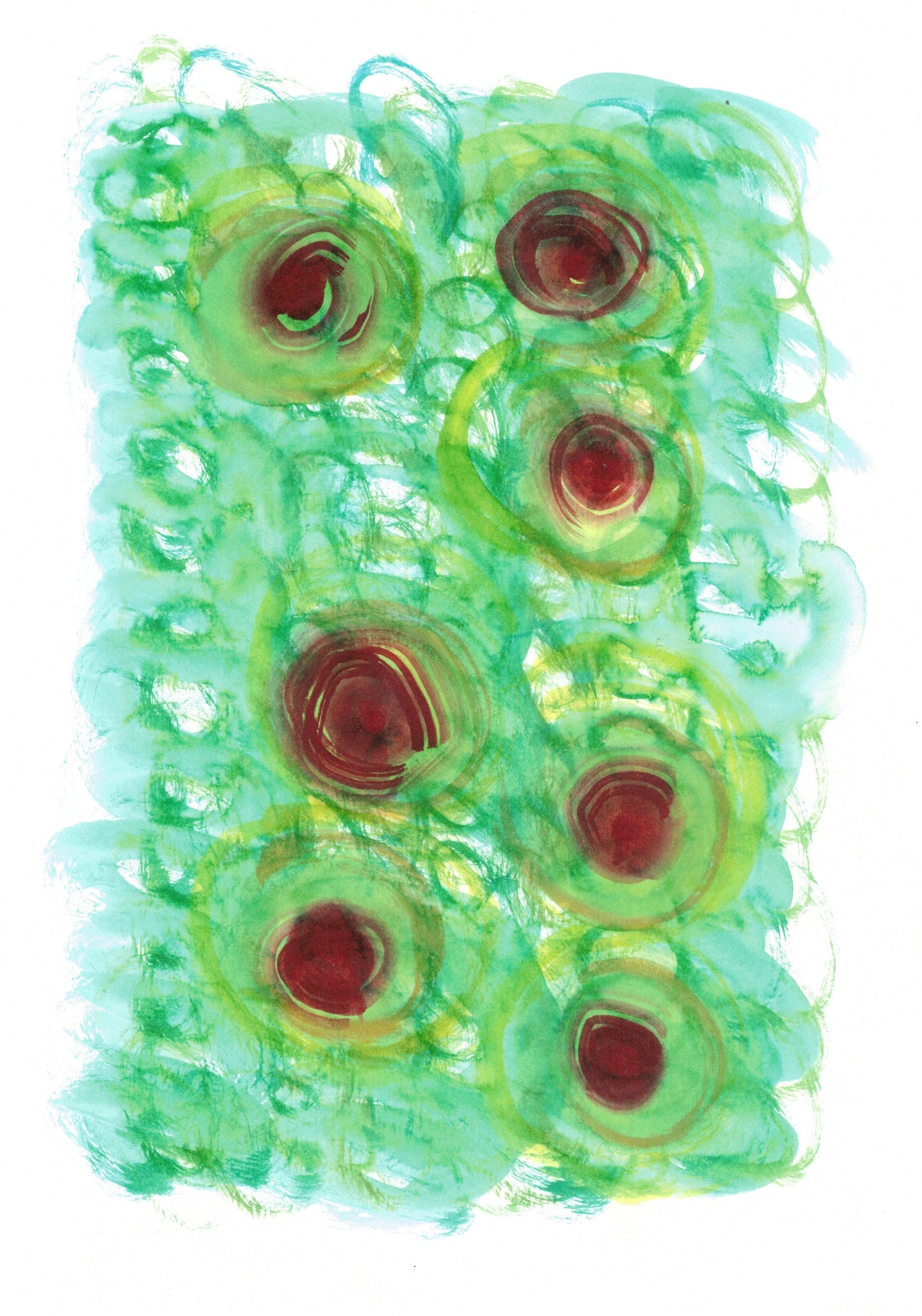 Aquarelle œuvre Originale Numérique 074