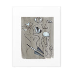 Abstract Femme Lotus Canvas Print — Modern Coastal Wall Art - Laure Leprince - Artiste Peintre