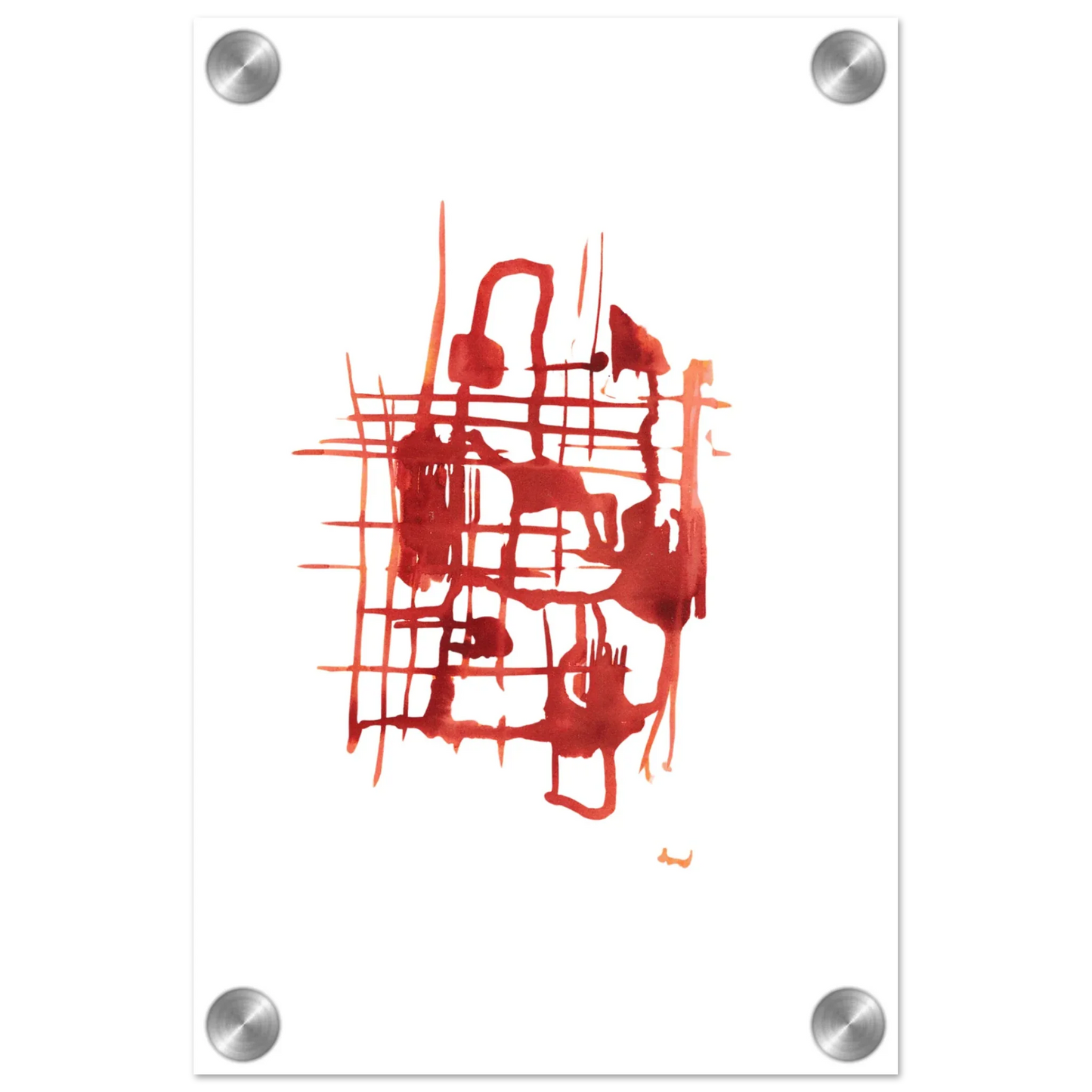 Impression sur acrylique brillante Solar Frame | Art contemporain par Laure Leprince - Laure Leprince - Artiste Peintre