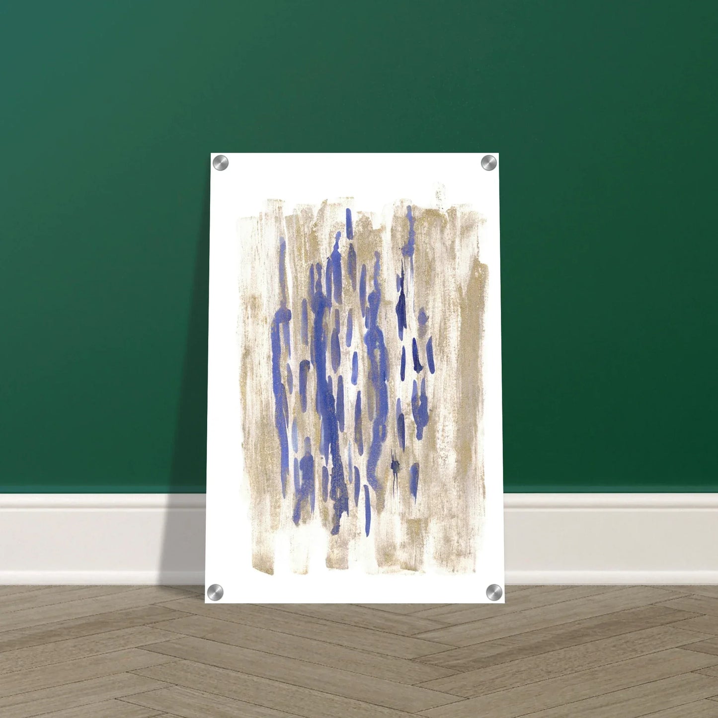 Impression sur acrylique brillante Golden Drip | Art contemporain par Laure Leprince - Laure Leprince - Artiste Peintre