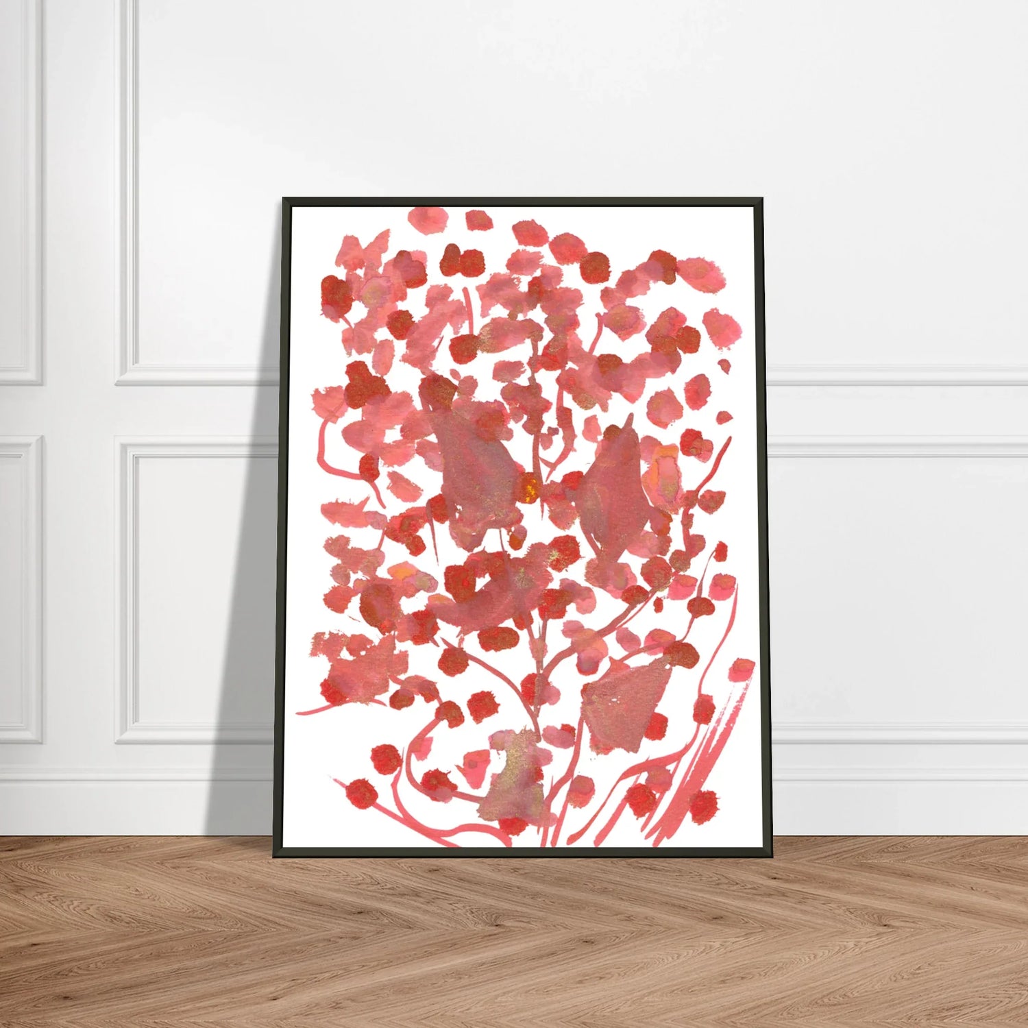 Classic Semi-Glossy Paper Metal Framed Poste Bois de Rubis - Laure Leprince - Artiste Peintre